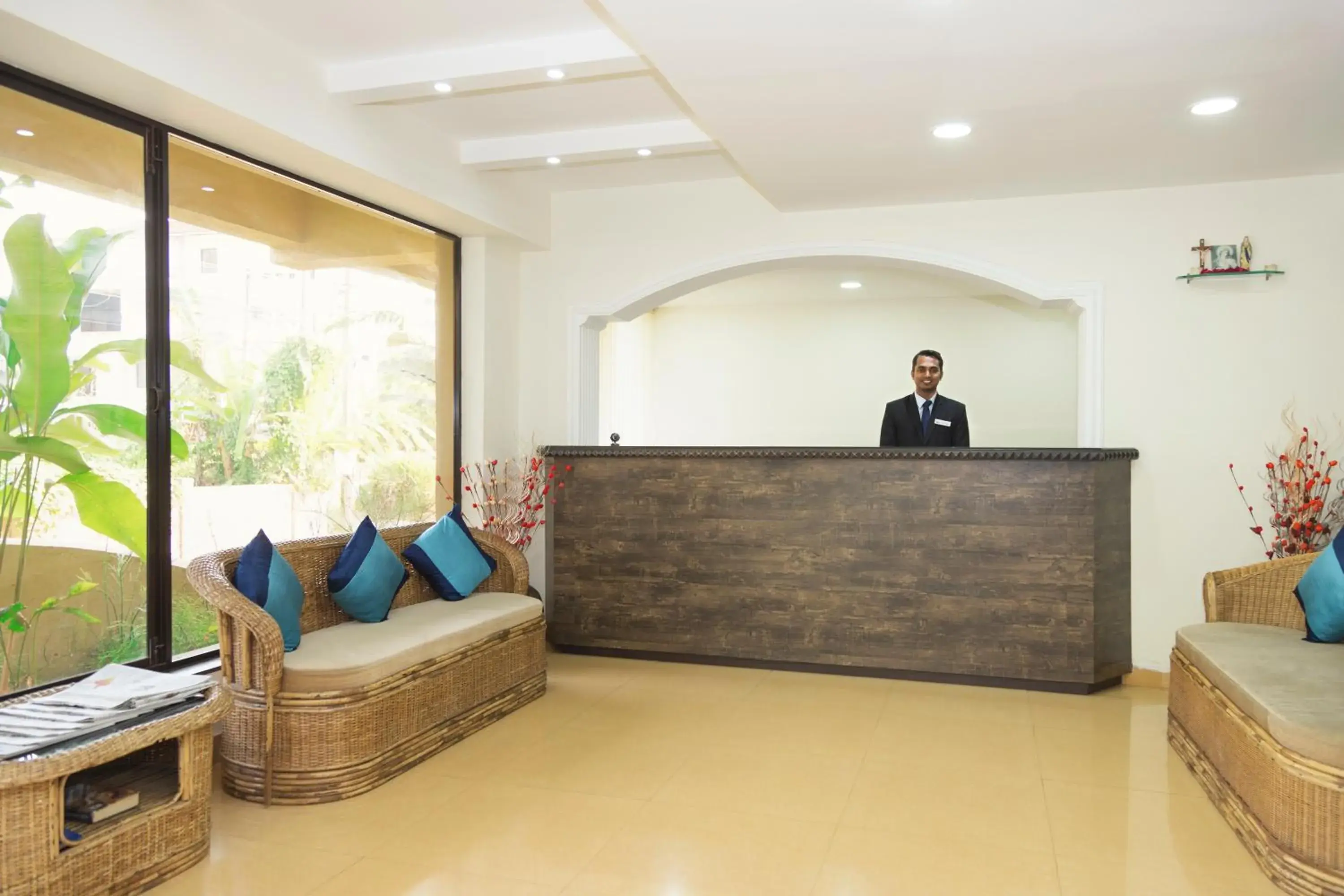 Lobby or reception in Rendezvous Beach Resort Panjim Lobby or reception in Rendezvous Beach Resort Panjim
