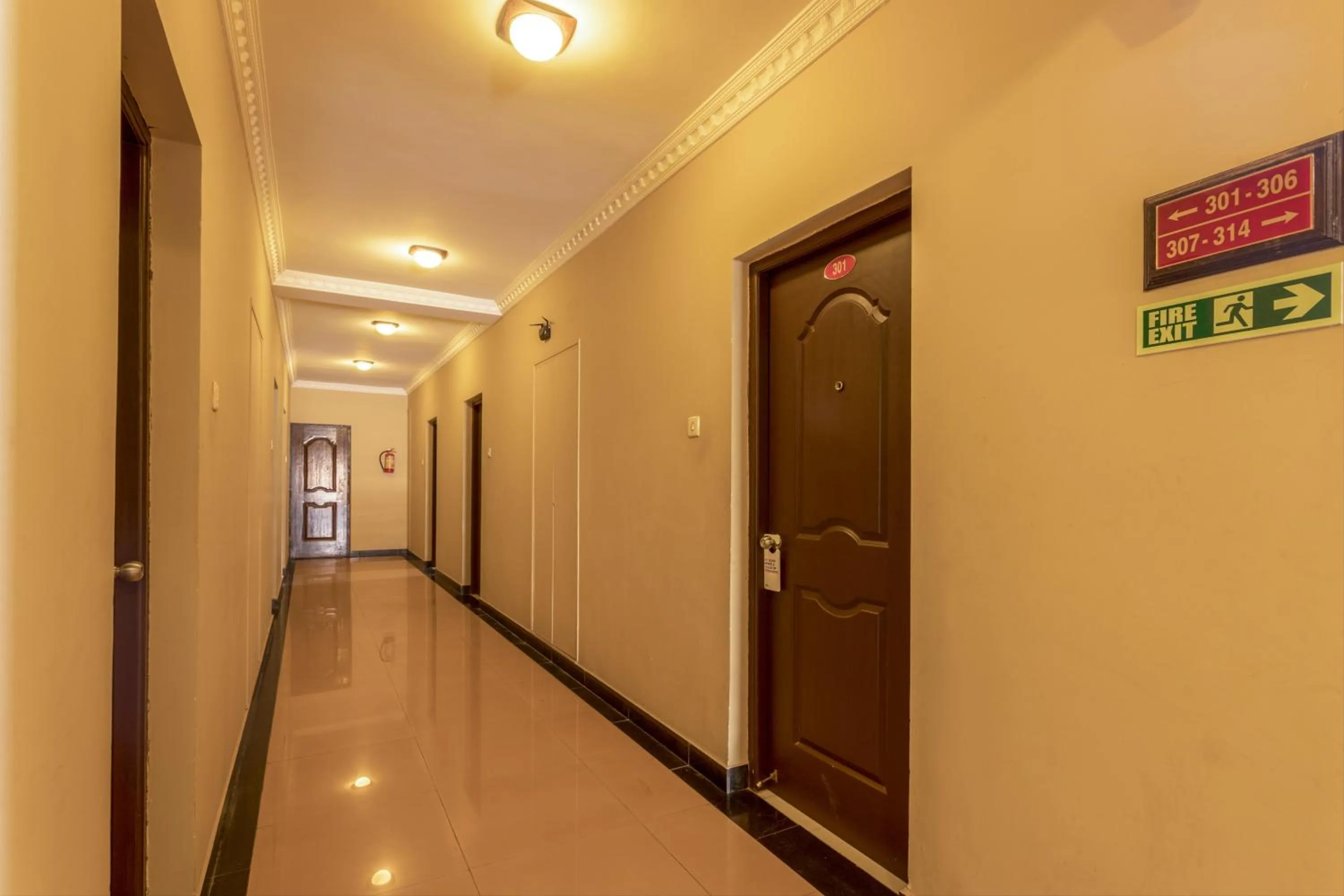 Floor plan in Rendezvous Beach Resort Panjim