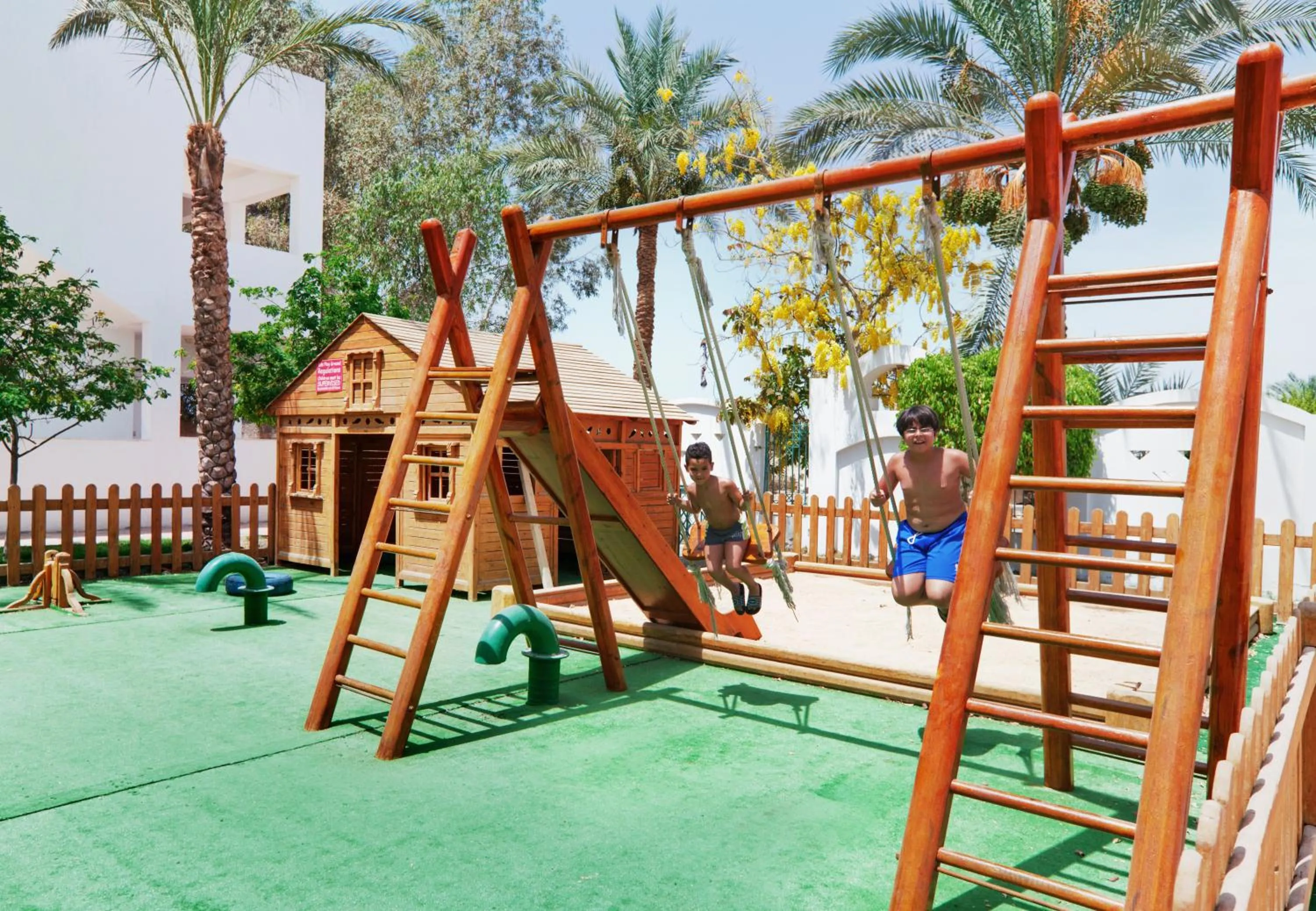 Children play ground in Falcon Hills Hotel