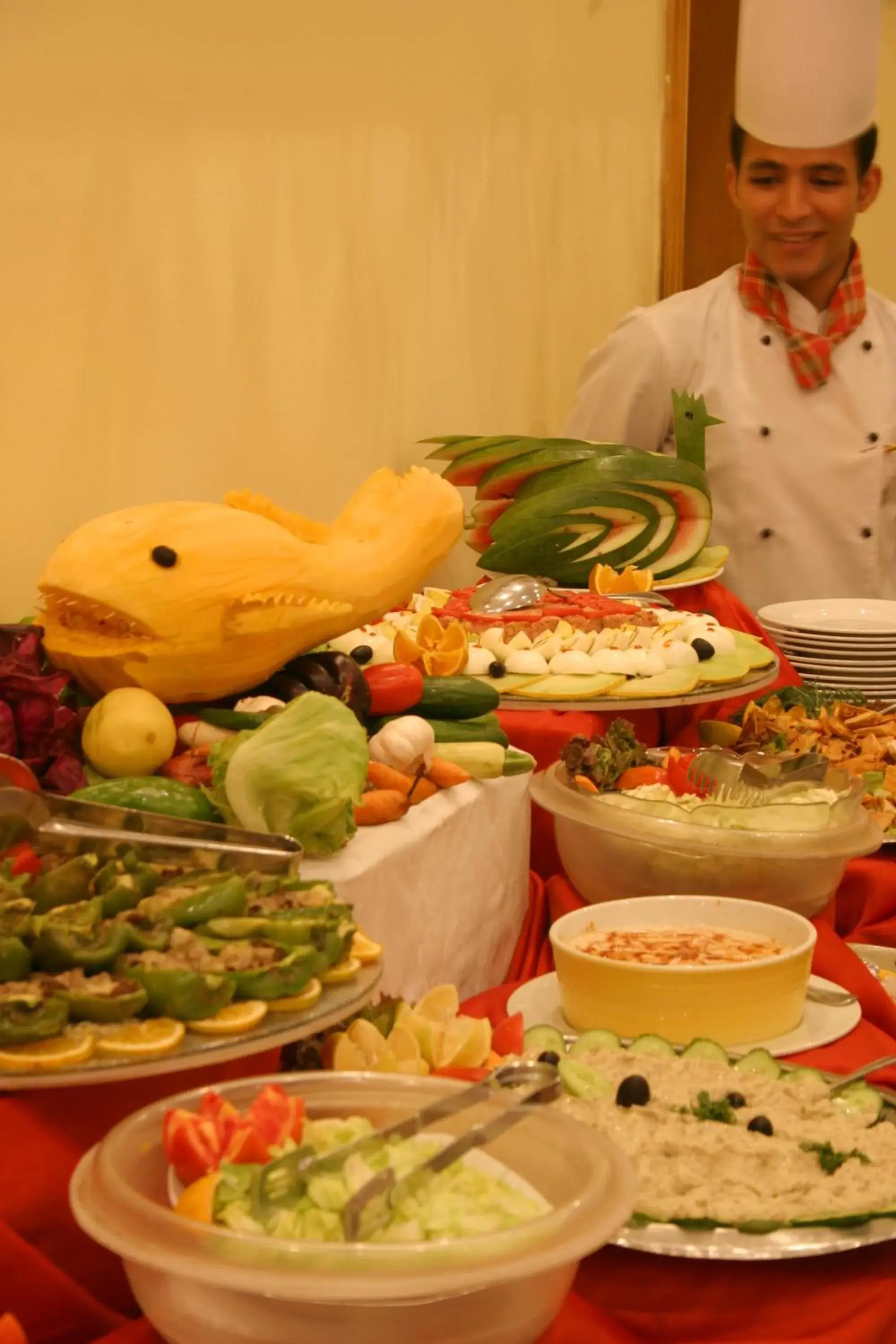 Buffet breakfast in Falcon Hills Hotel Buffet breakfast in Falcon Hills Hotel