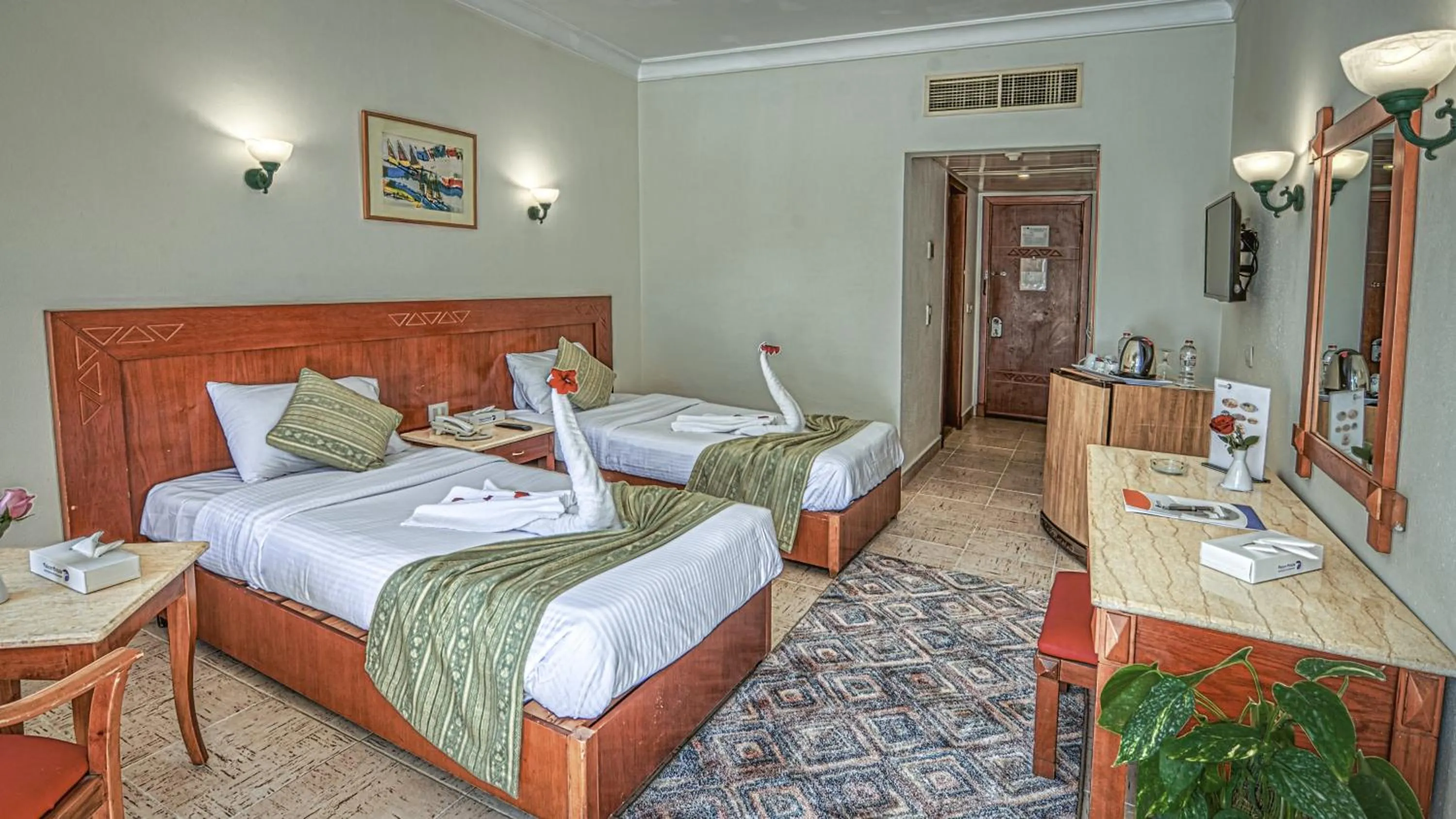 Bed in Falcon Hills Hotel