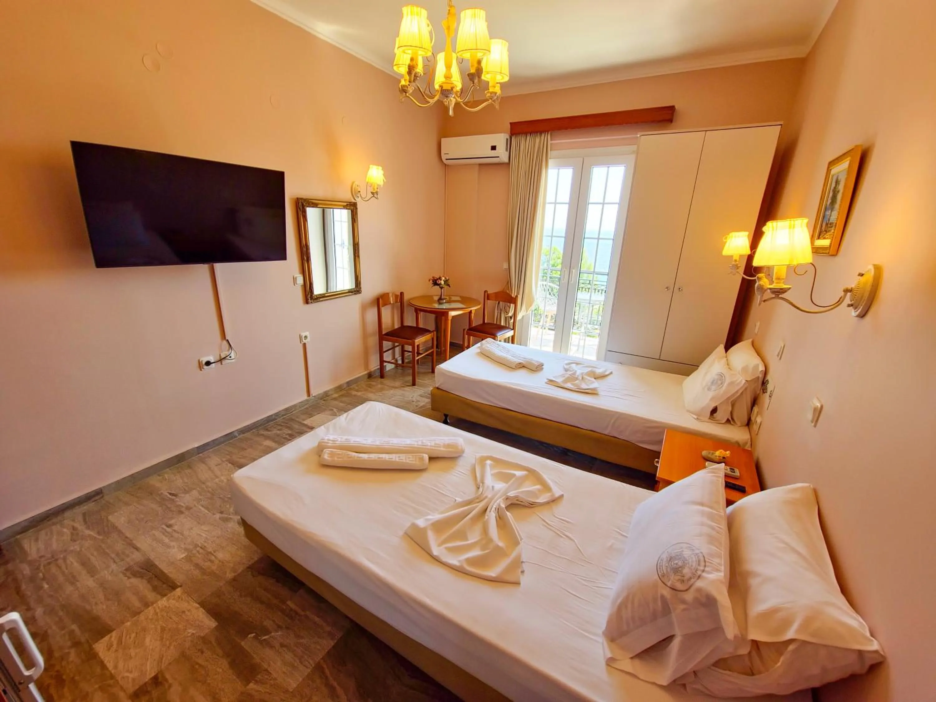 Bed in Stellatos House