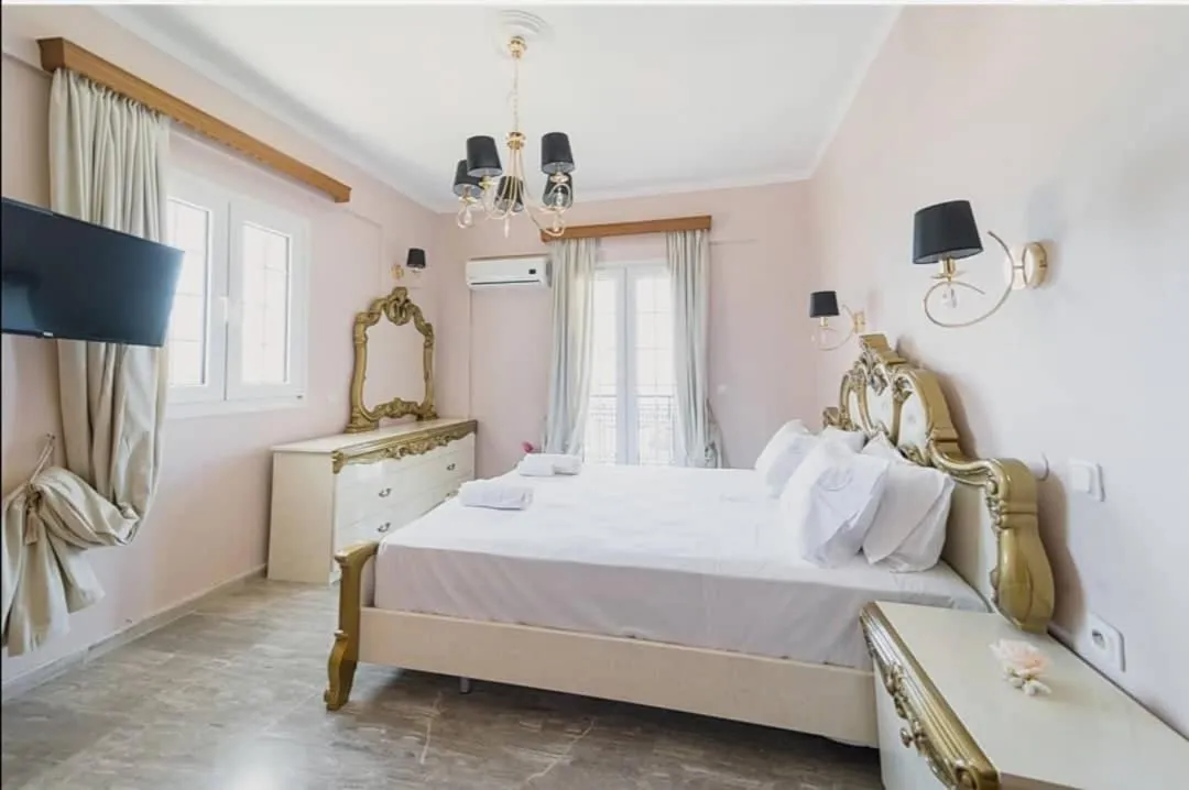 Bed in Stellatos House