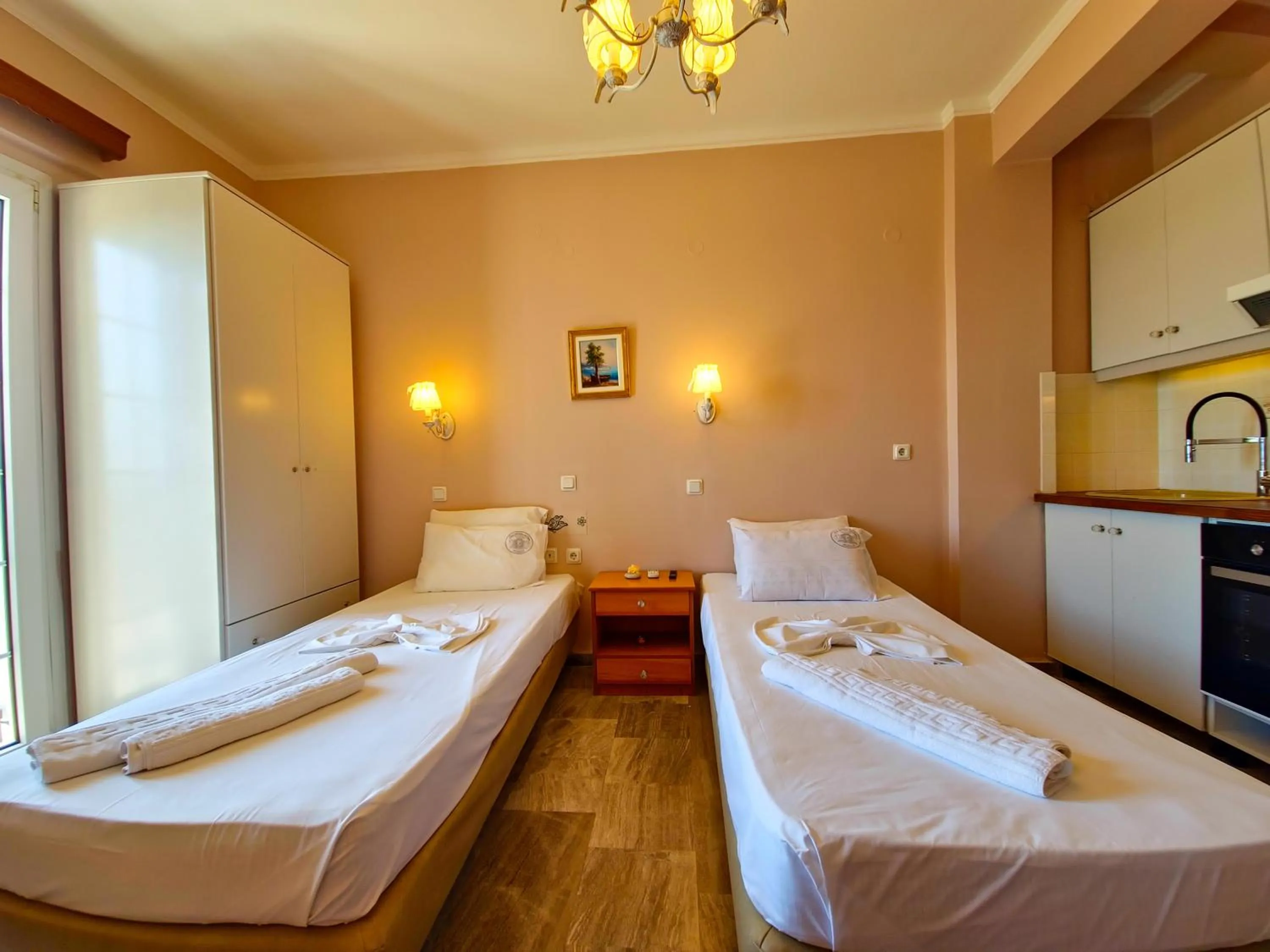 Bed in Stellatos House