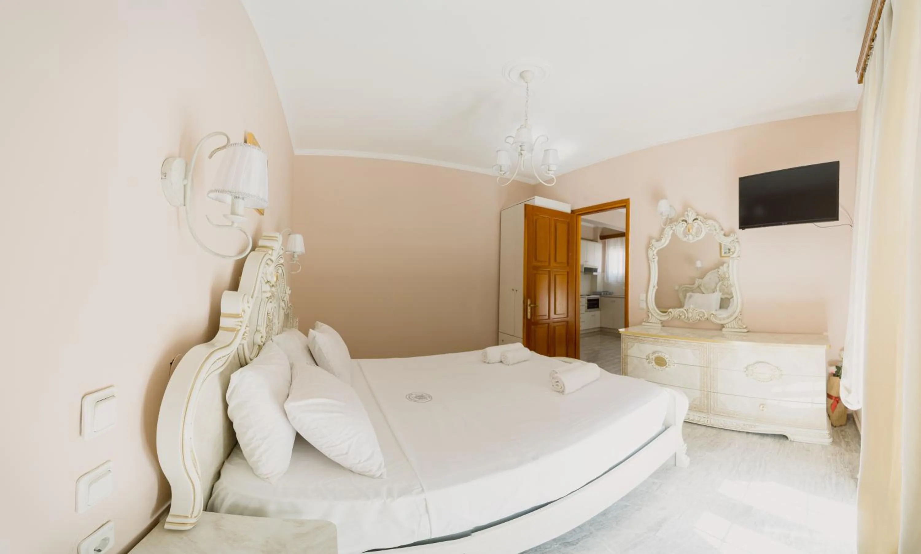 Bed in Stellatos House