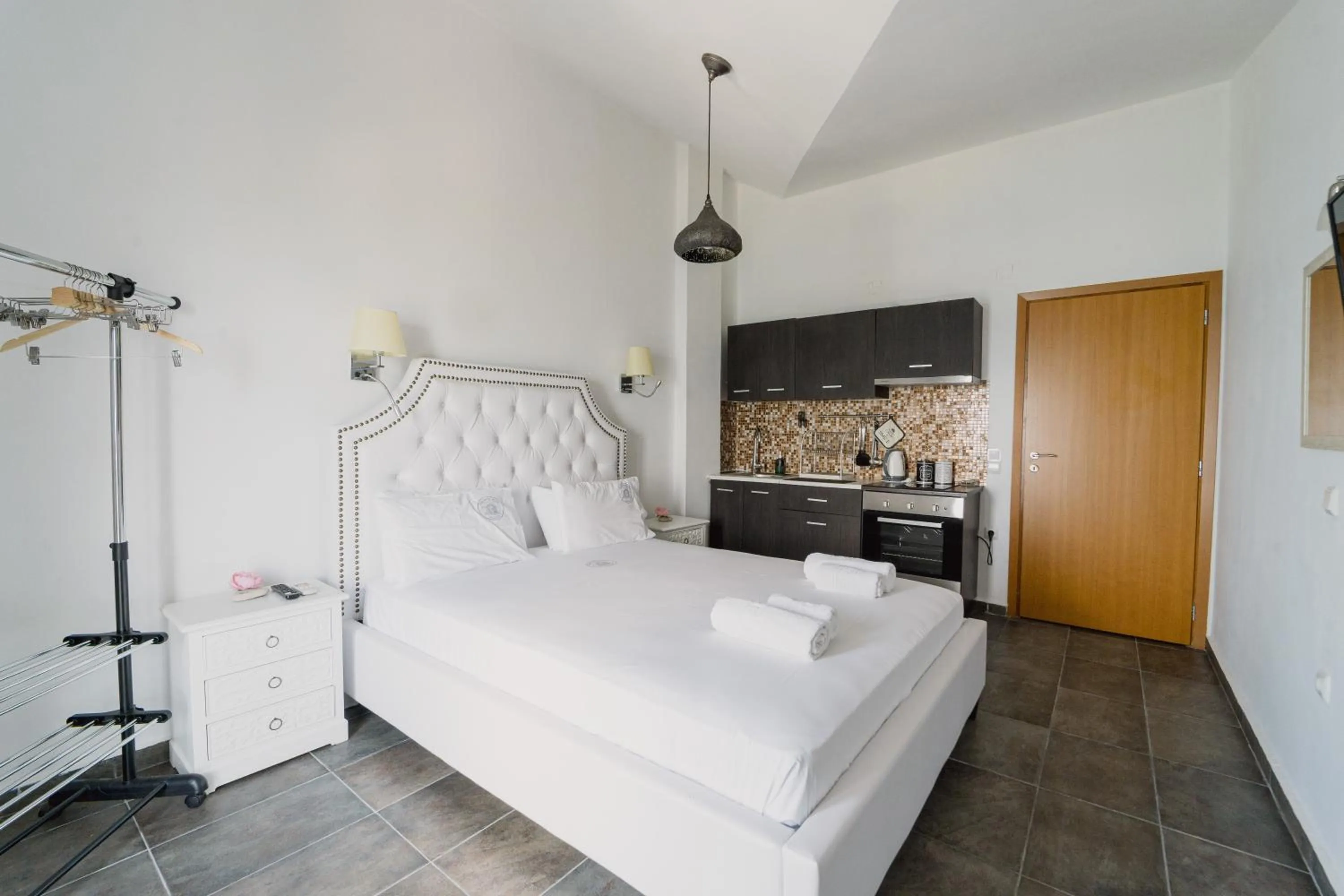 Bed in Stellatos House