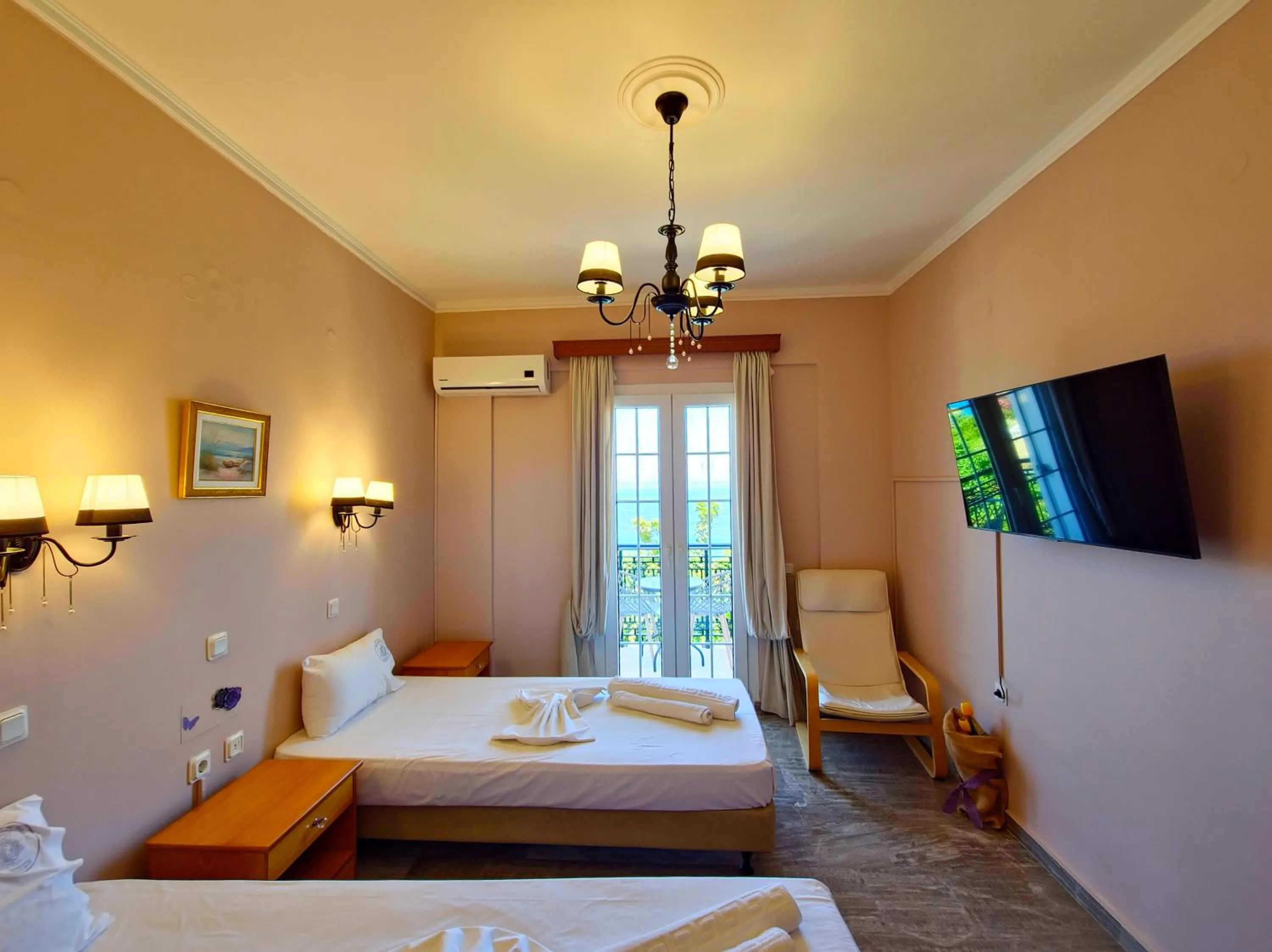 Bed in Stellatos House