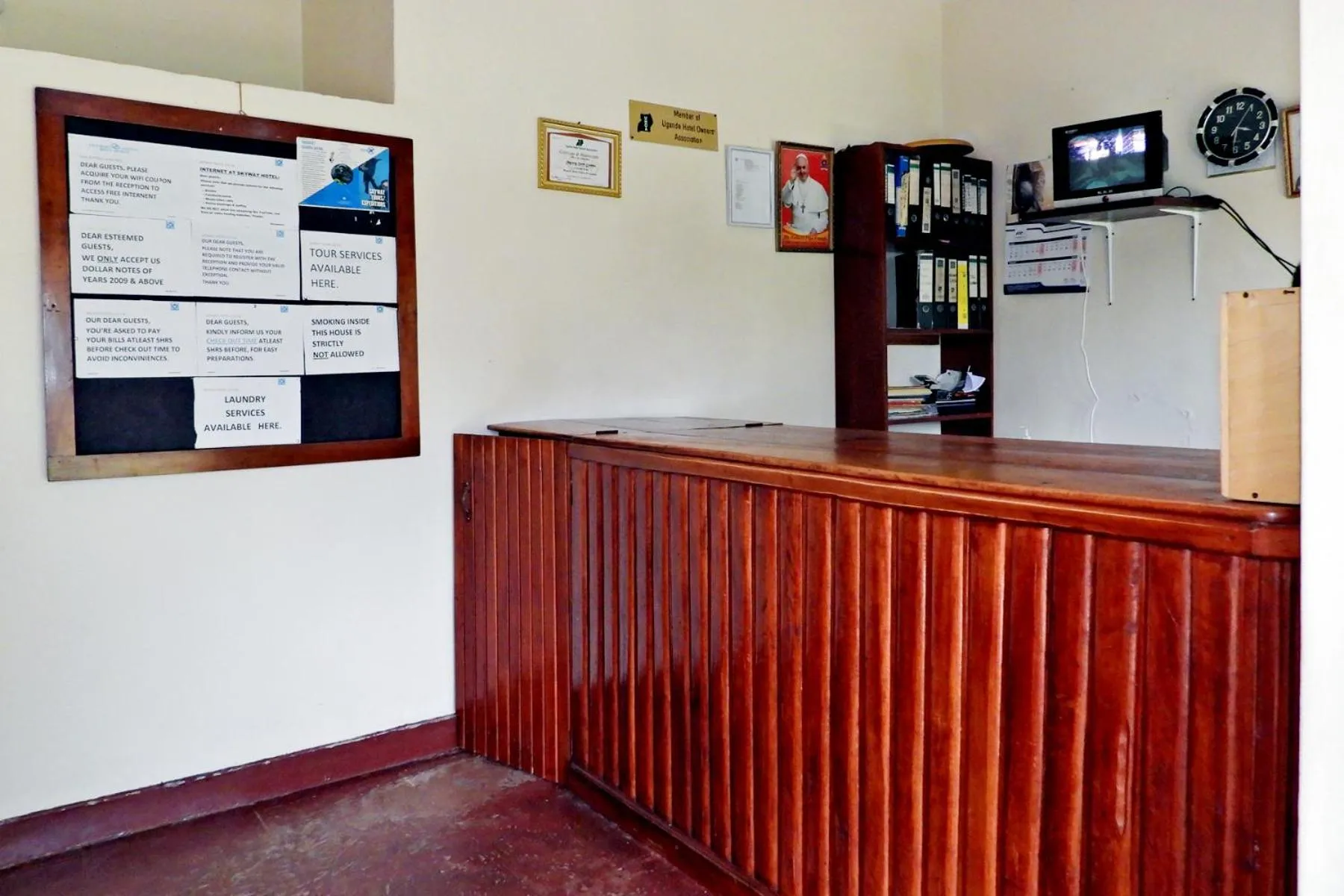 Lobby or reception in Skyway Hotel