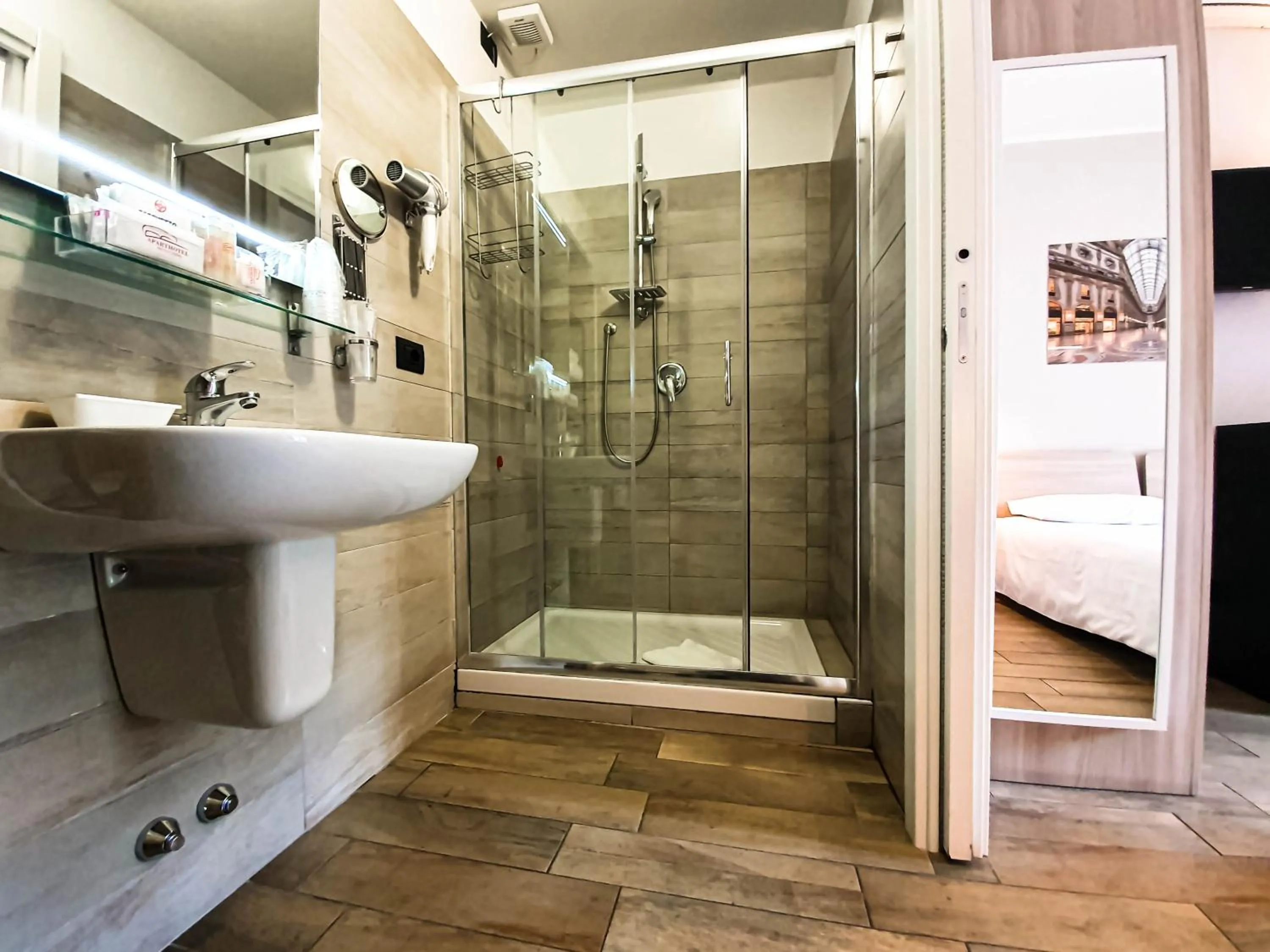 Bathroom in Aparthotel Meneghino