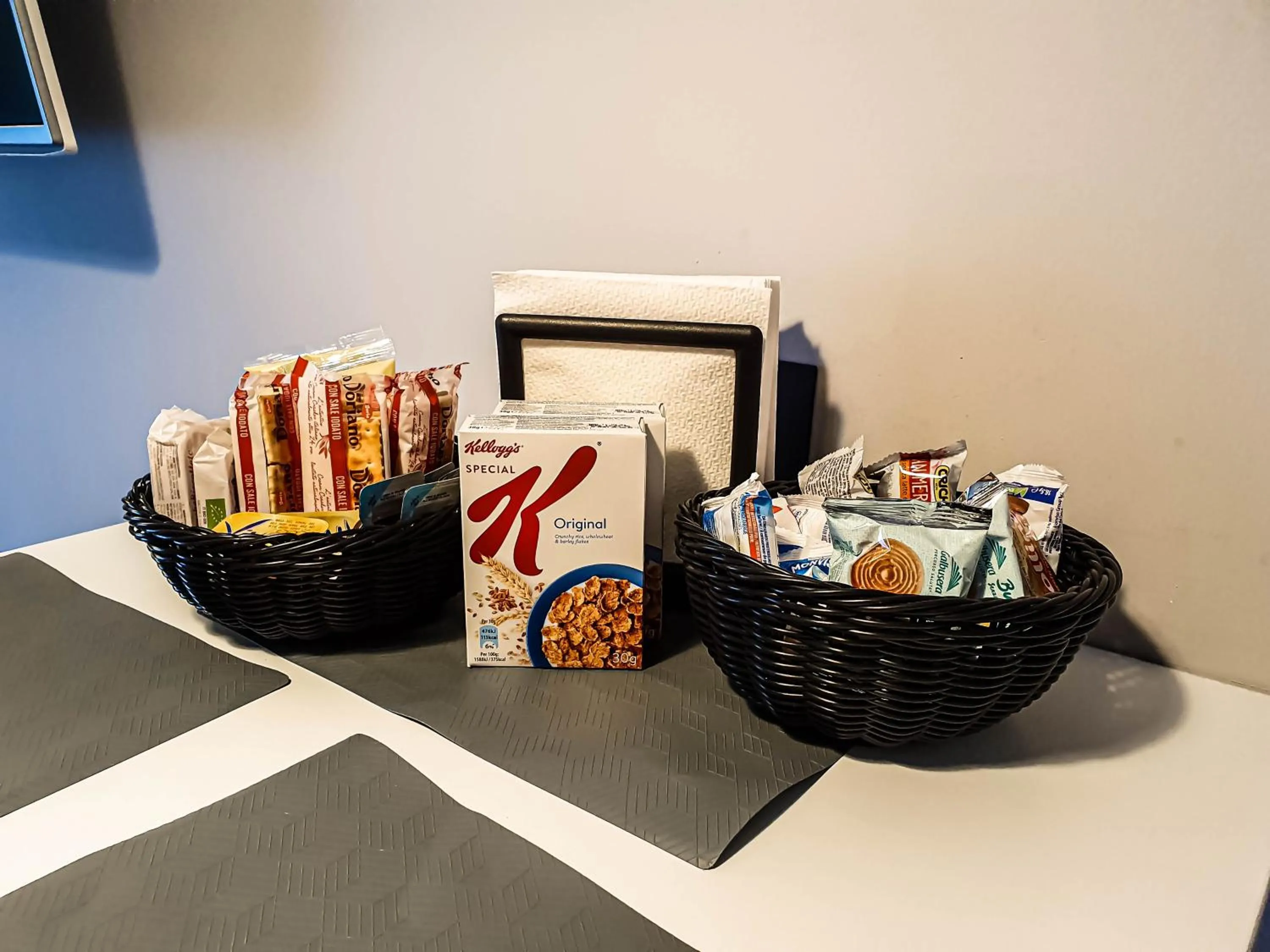 Italian breakfast in Aparthotel Meneghino