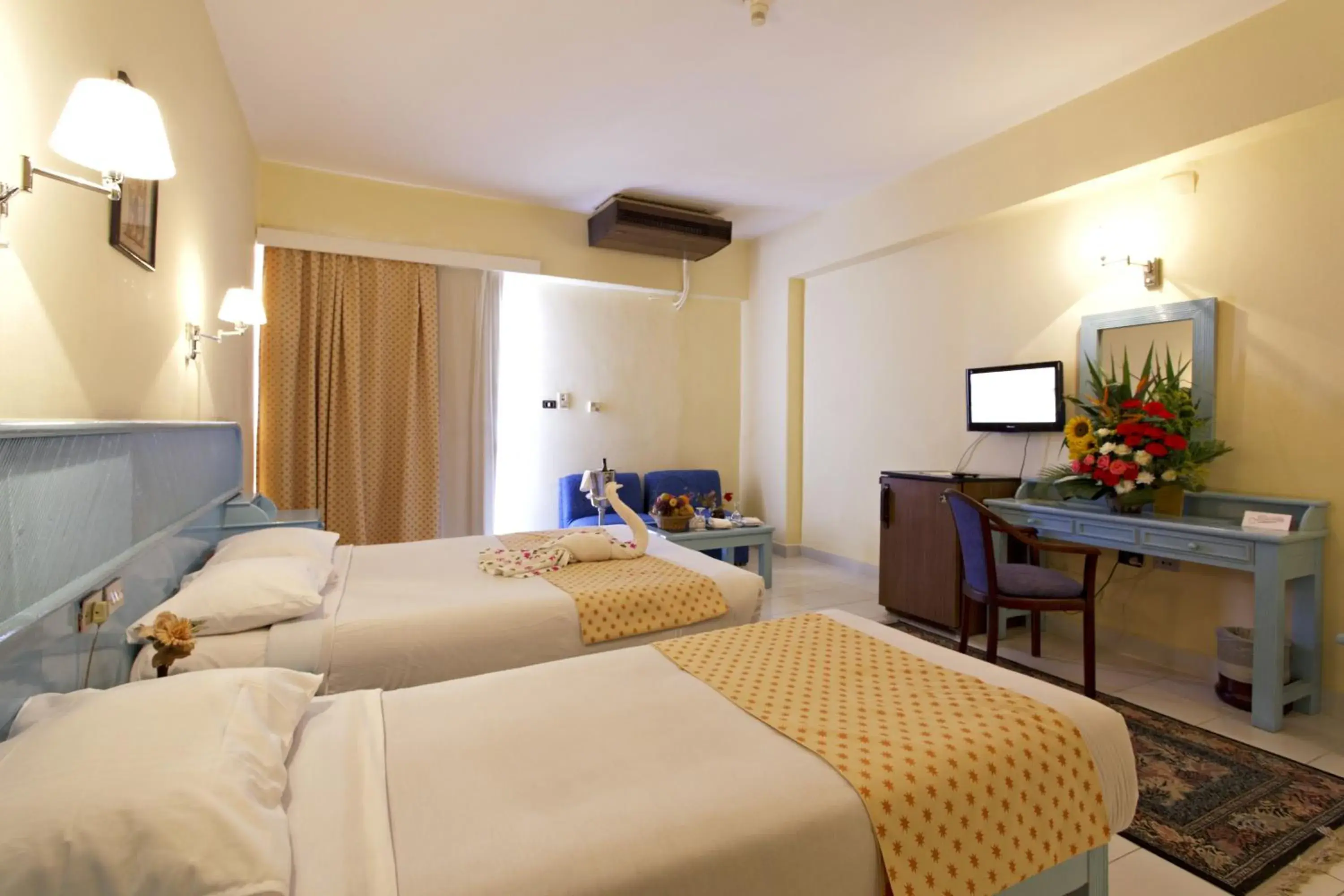 Decorative detail, Bed in Empire Hotel Aqua Park Decorative detail, Bed in Empire Hotel Aqua Park