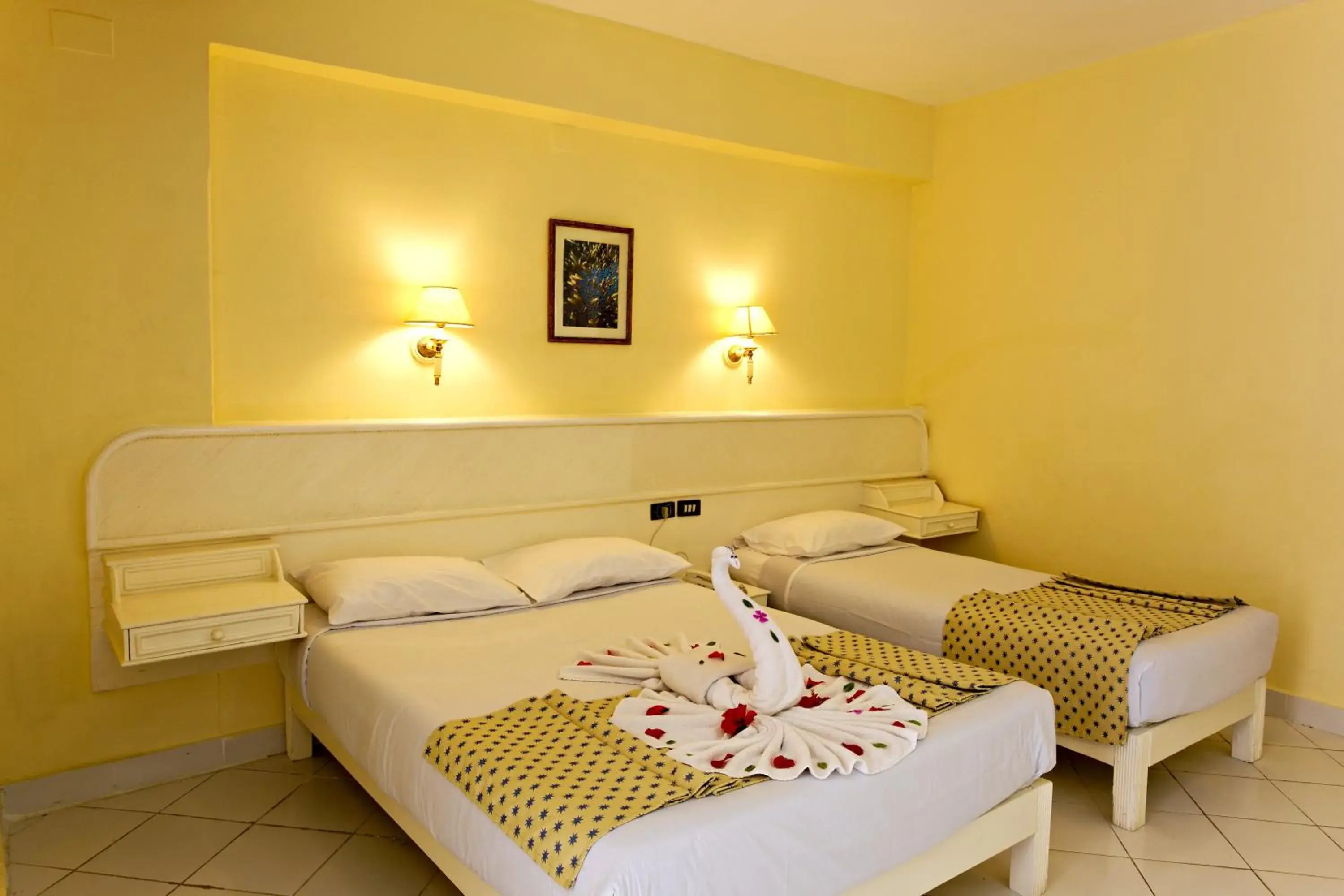 Decorative detail, Bed in Empire Hotel Aqua Park Decorative detail, Bed in Empire Hotel Aqua Park