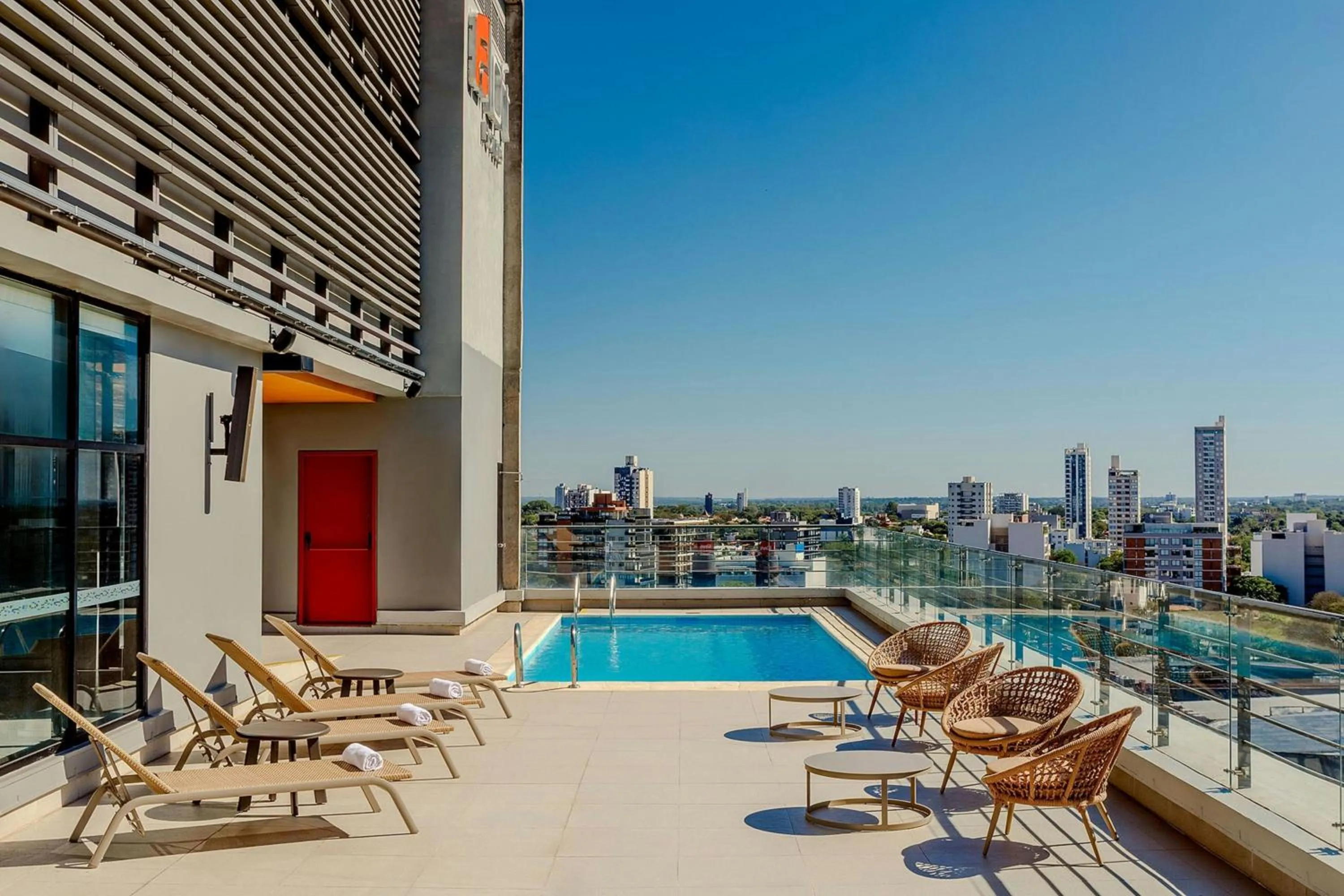 Fitness centre/facilities in Aloft Asuncion