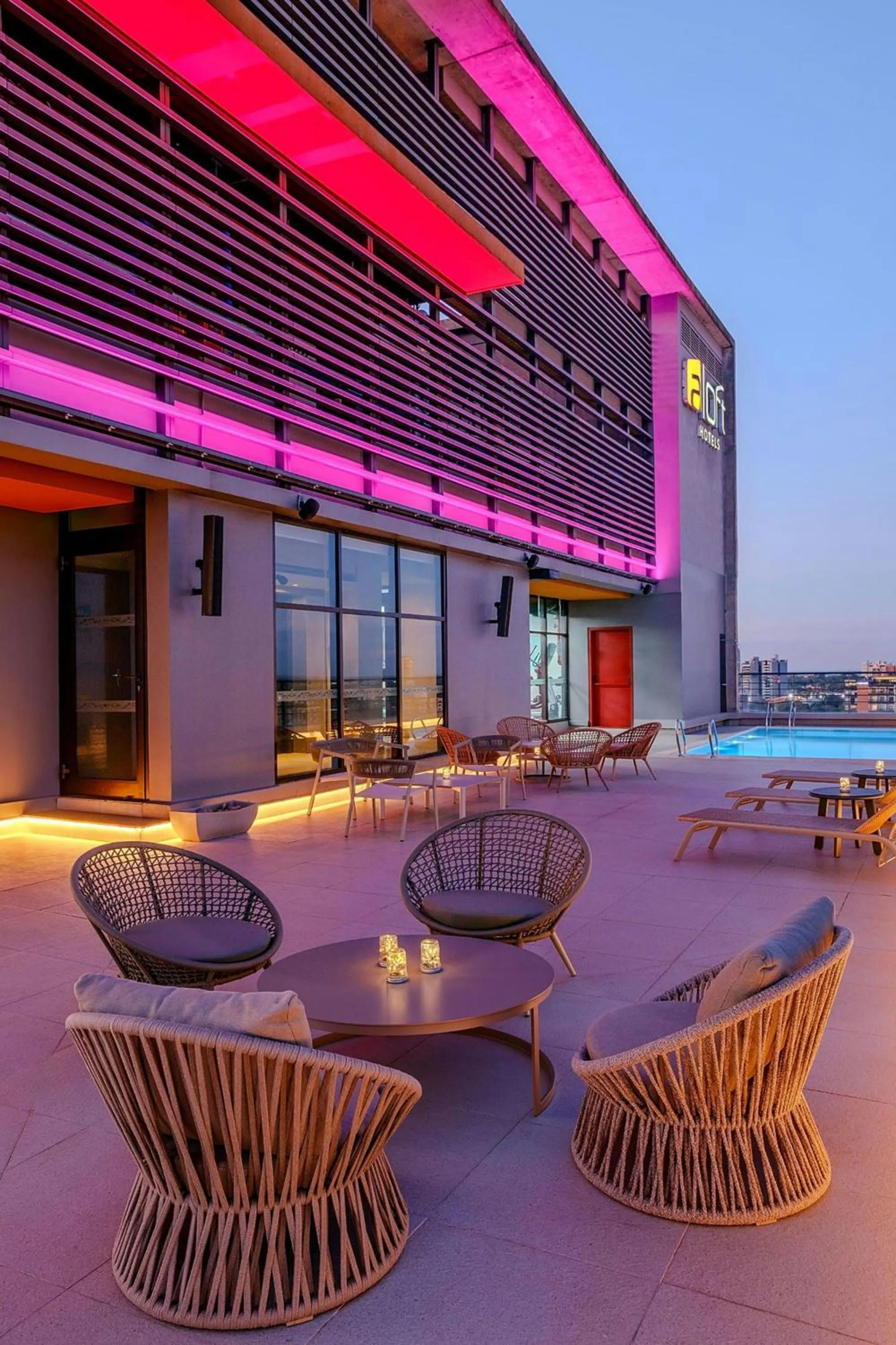 Fitness centre/facilities in Aloft Asuncion