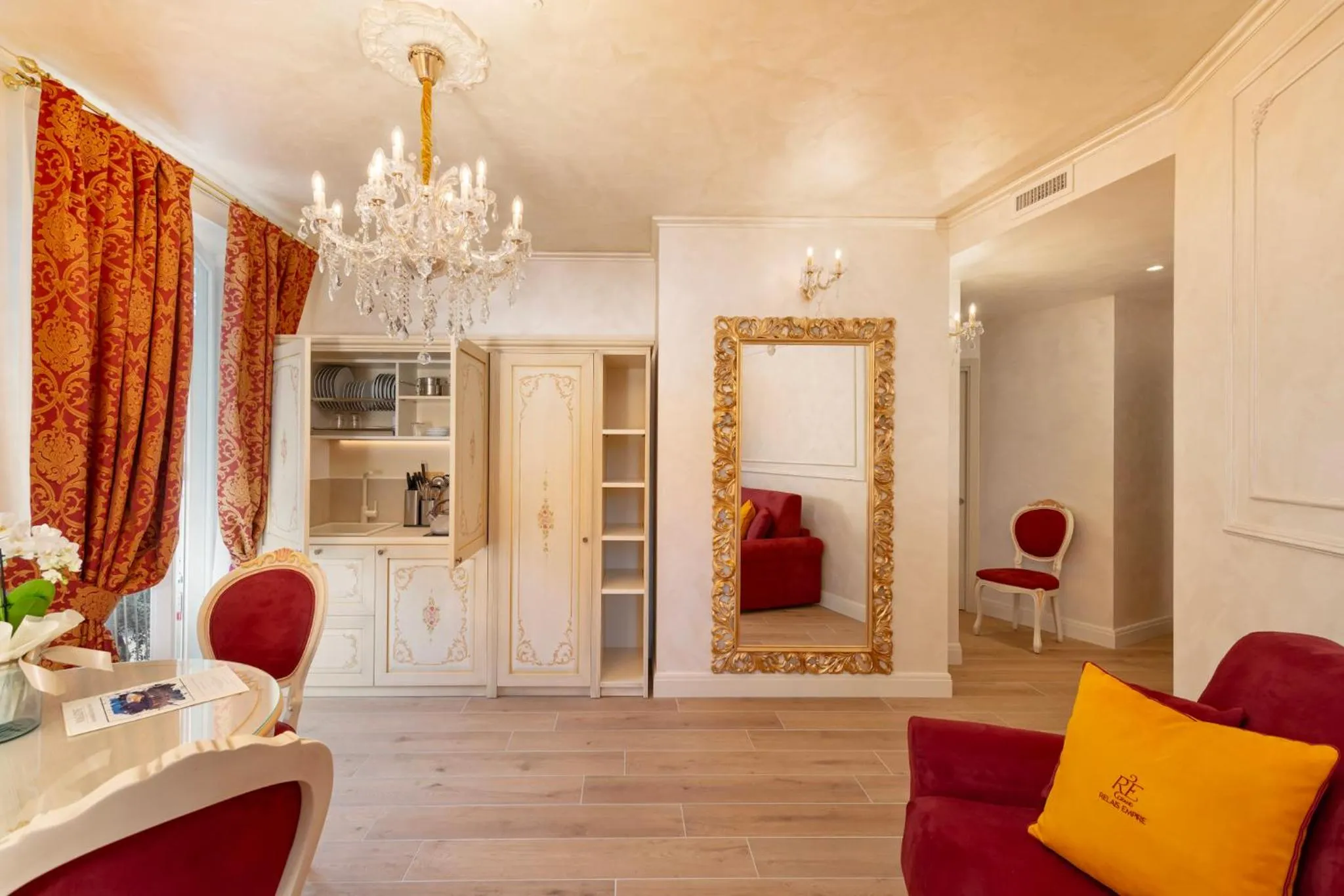 Kitchen or kitchenette in Relais Empire