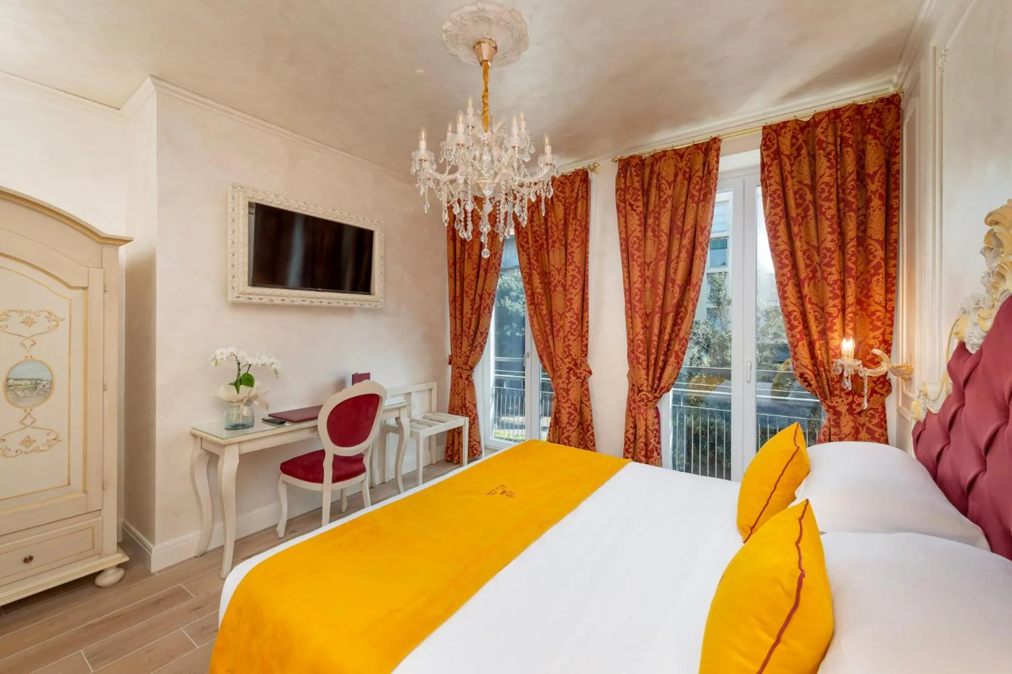 Bedroom, Bed in Relais Empire