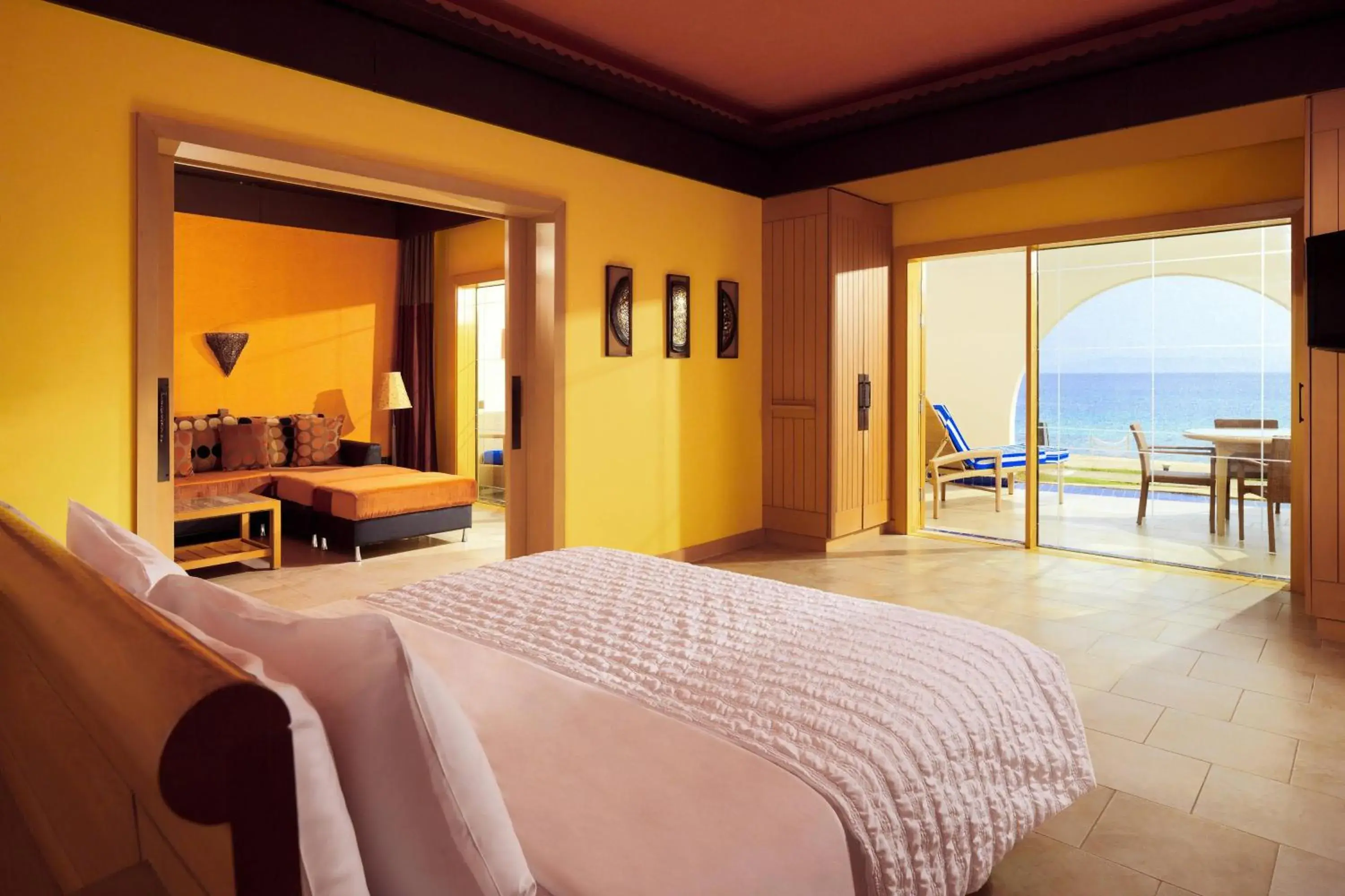 Bed in Retac Qunay Dahab Resort & SPA Bed in Retac Qunay Dahab Resort & SPA