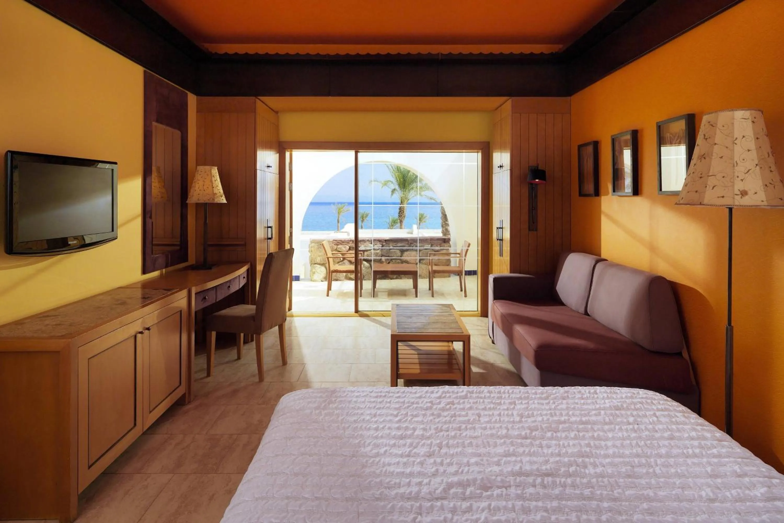 Bed in Retac Qunay Dahab Resort & SPA