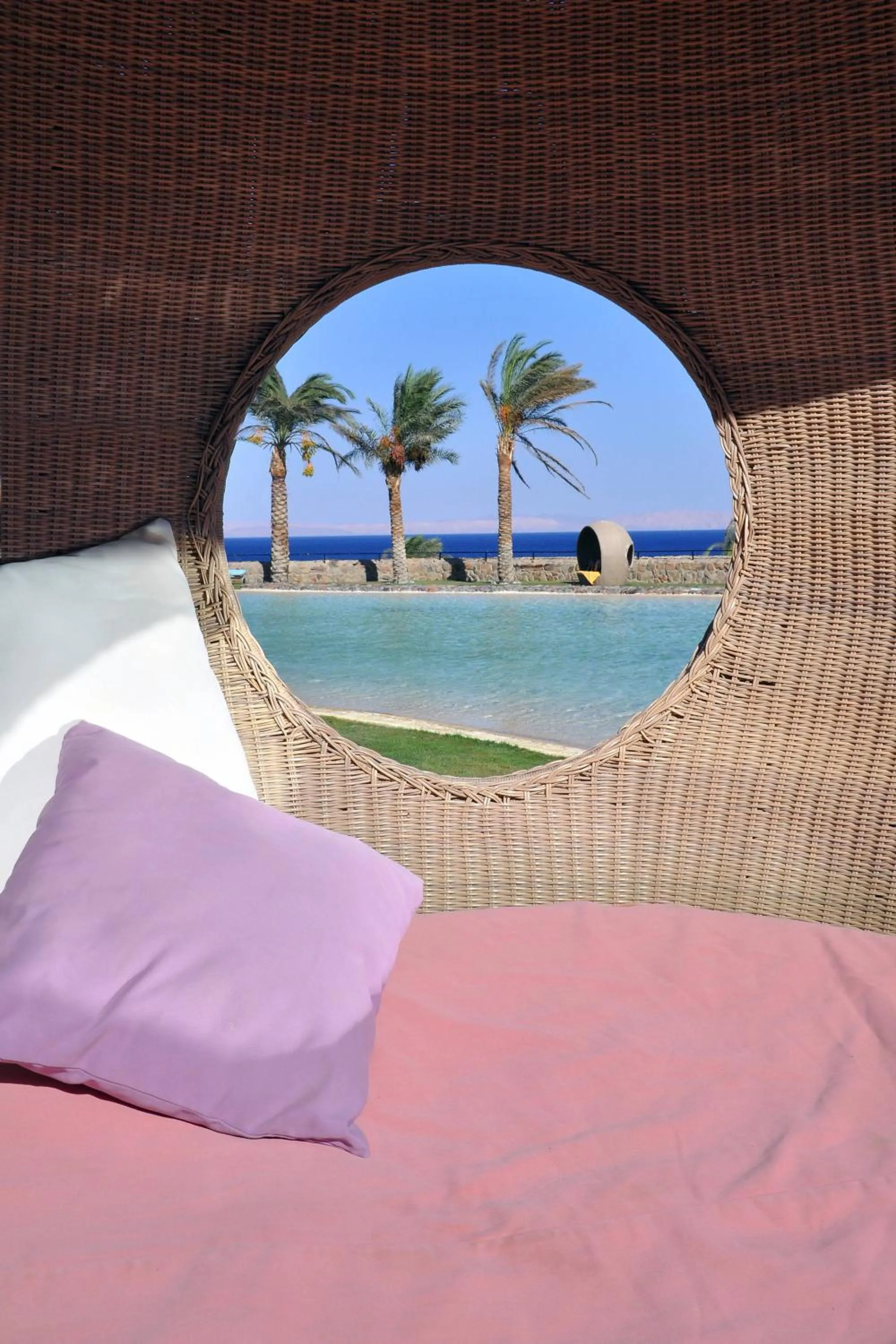 Natural landscape, Bed in Retac Qunay Dahab Resort & SPA