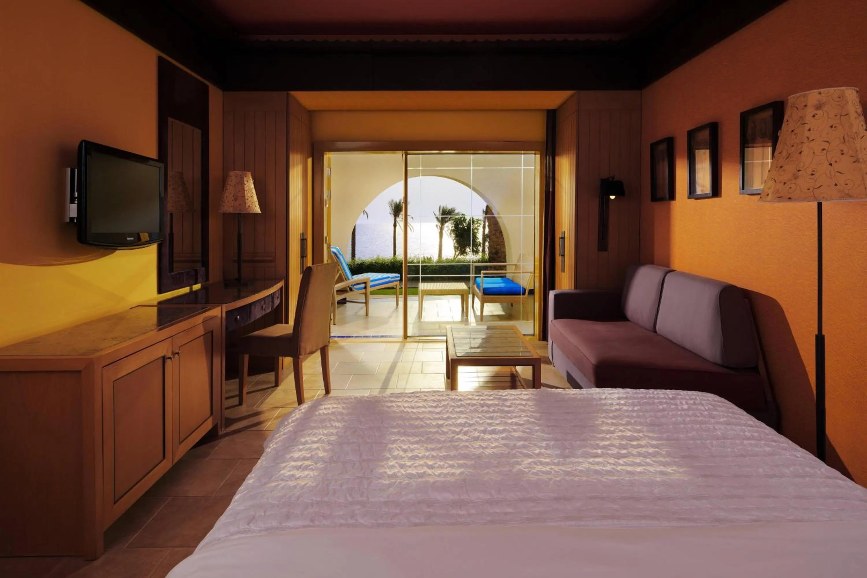 Bed in Retac Qunay Dahab Resort & SPA