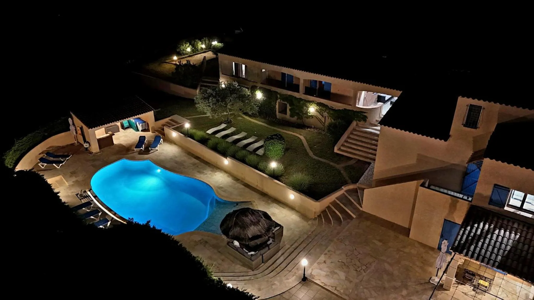 Bird's eye view in La Bastide Des Selves