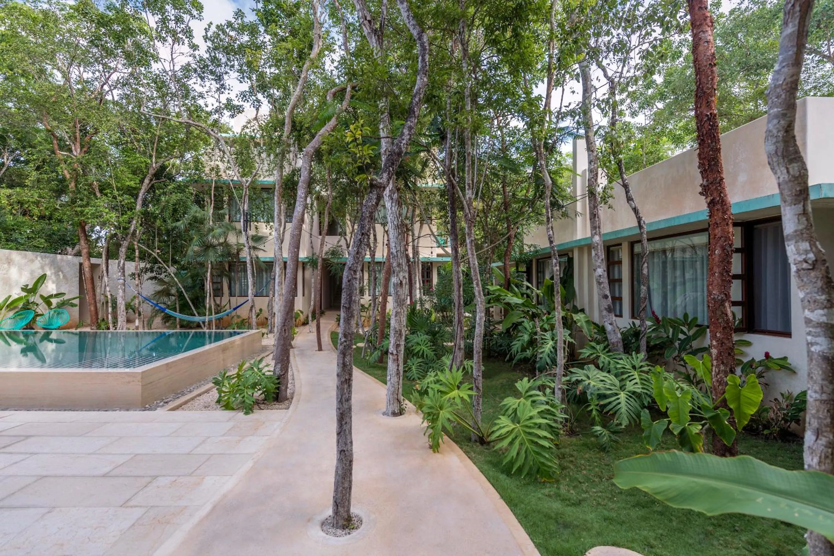 Garden in Hotel Tiki Tiki Tulum