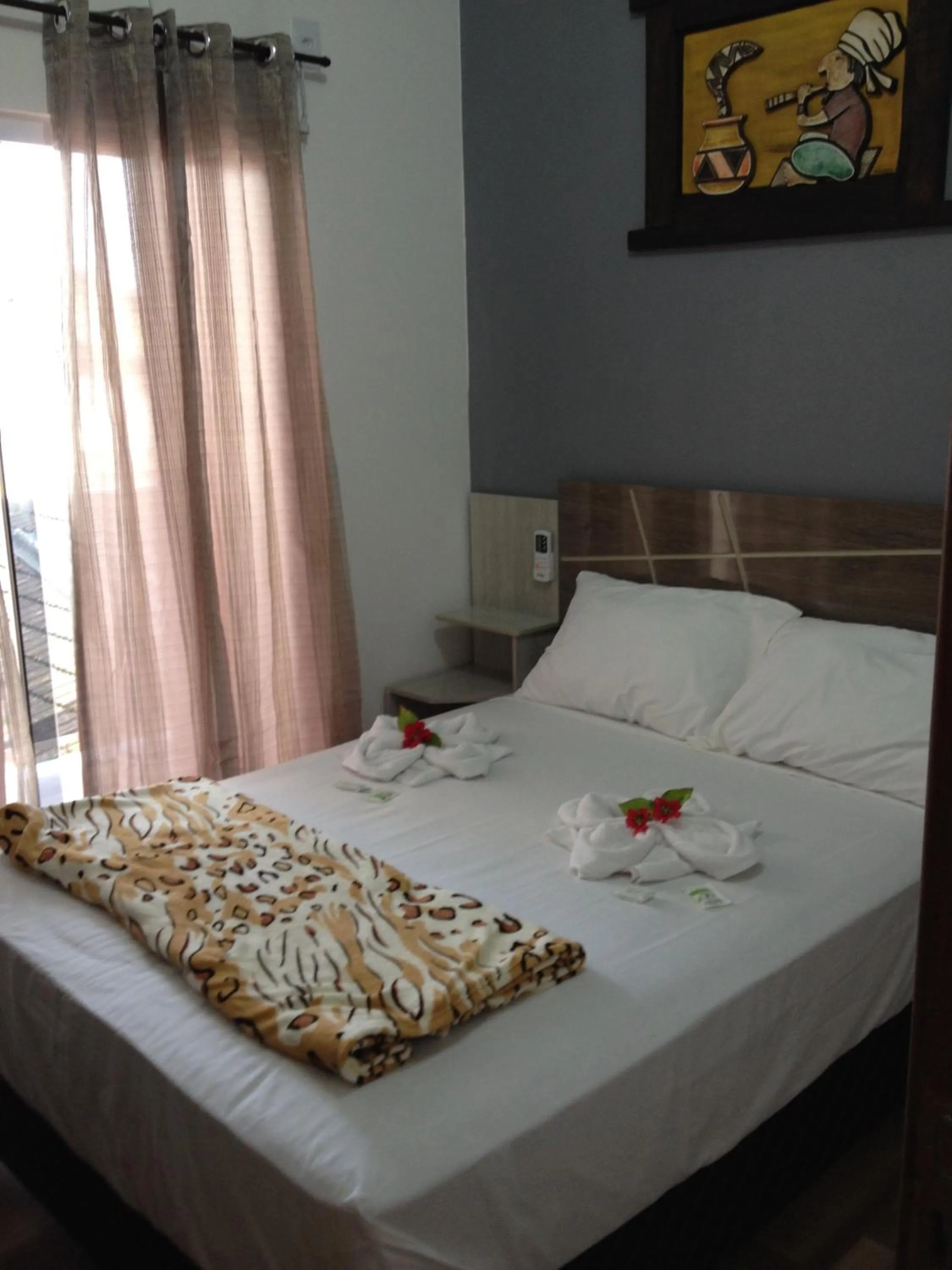 Bed in Pousada Suite Master Bella Mar