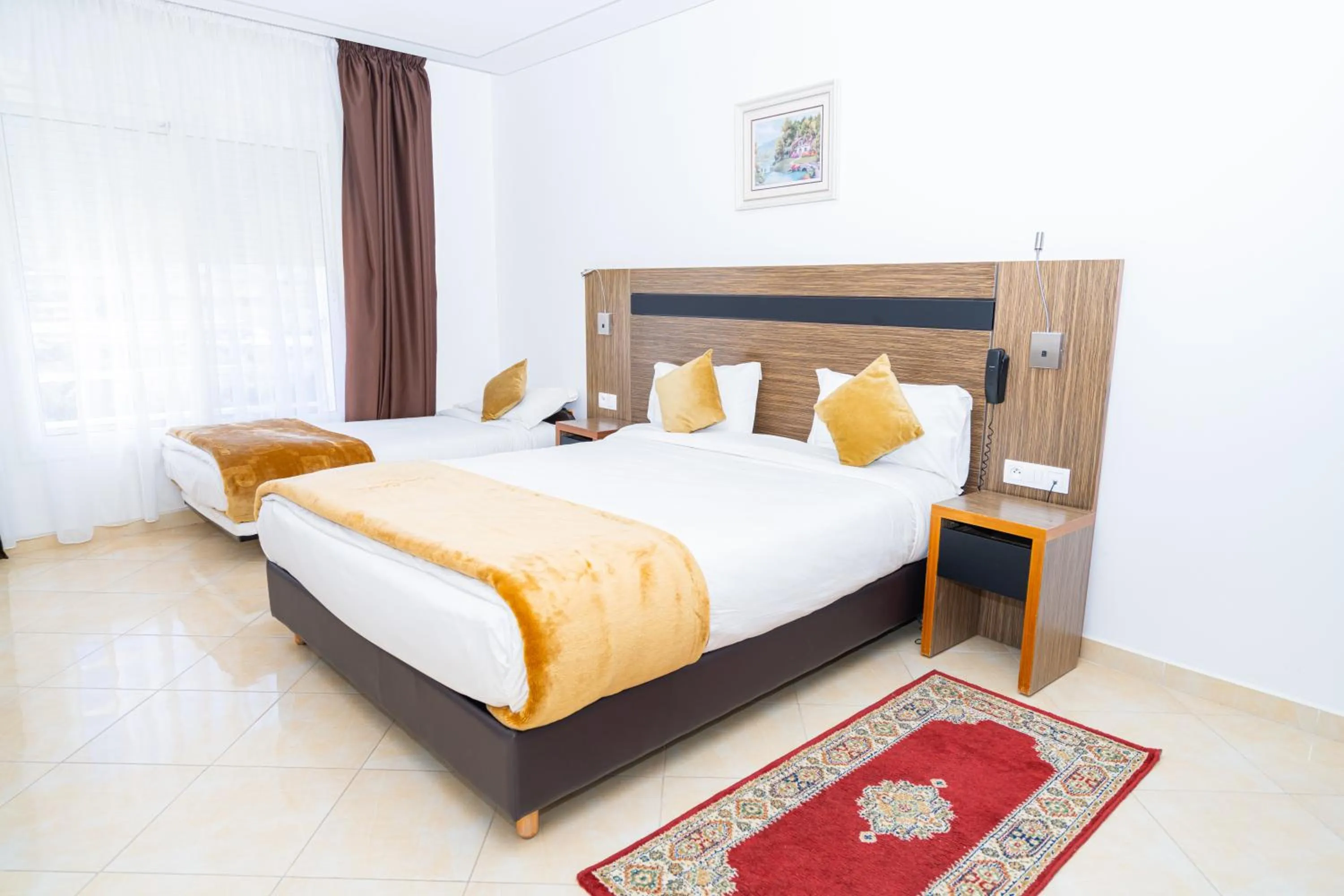 Bedroom, Bed in Tanger Med Hotel, Conference & Catering