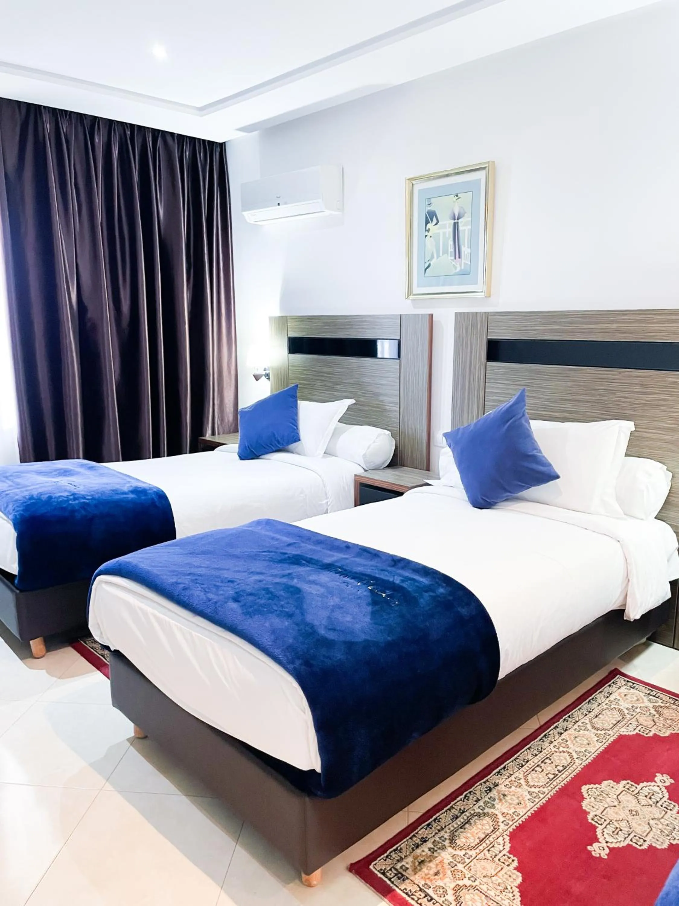 Bedroom, Bed in Tanger Med Hotel, Conference & Catering