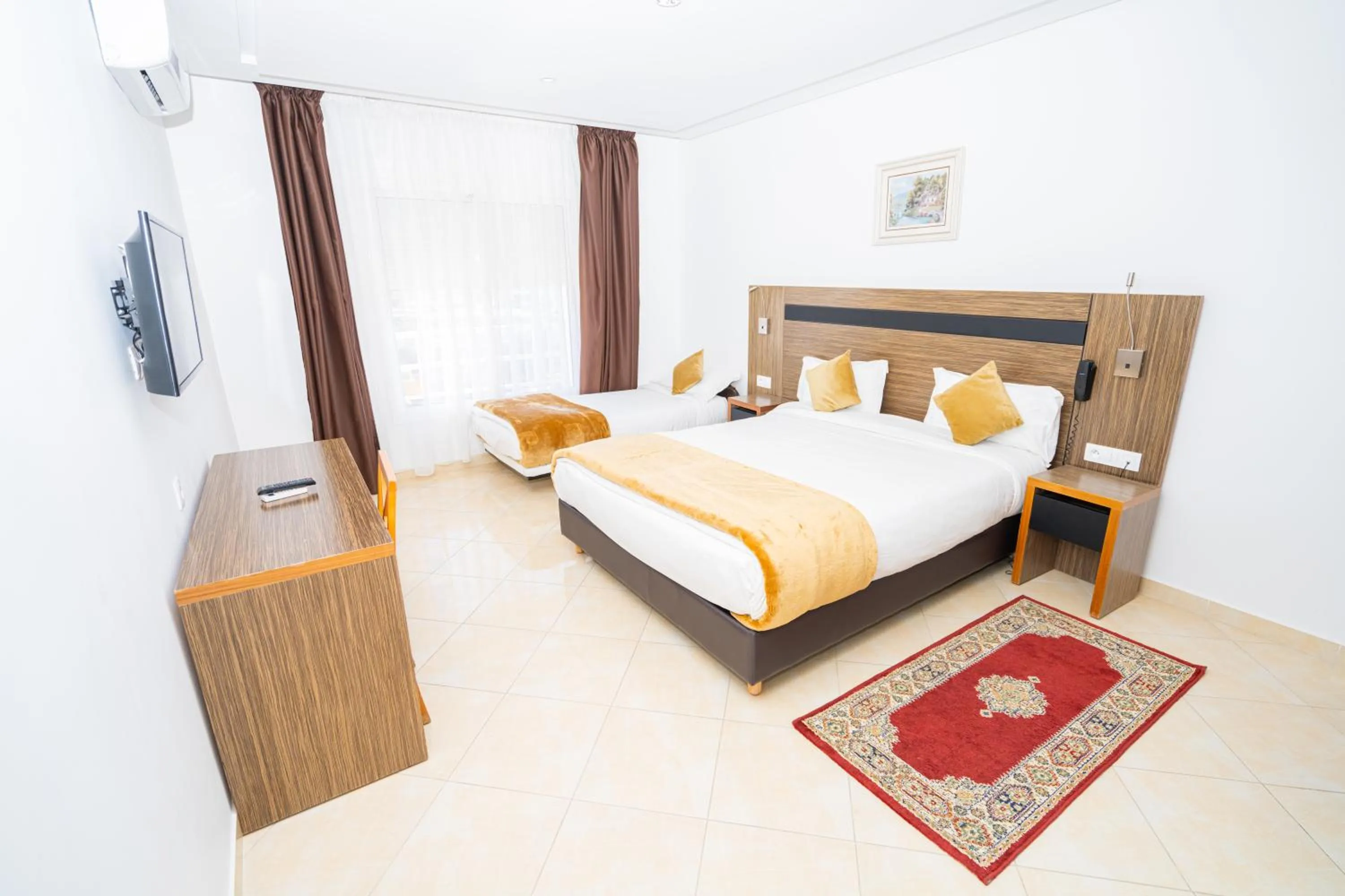 Bedroom, Bed in Tanger Med Hotel, Conference & Catering