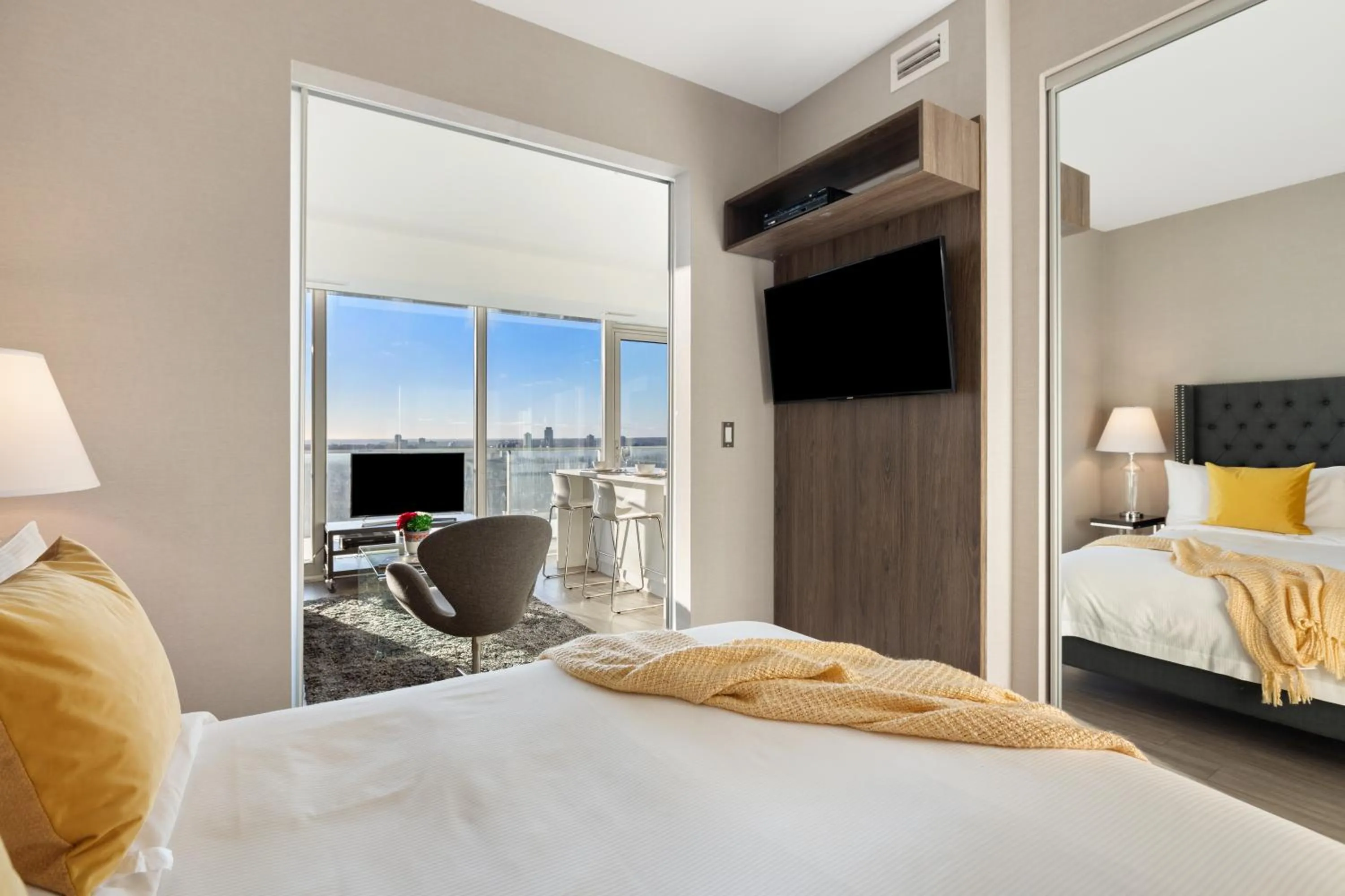 Bedroom, Bed in SOHO Residences Champagne