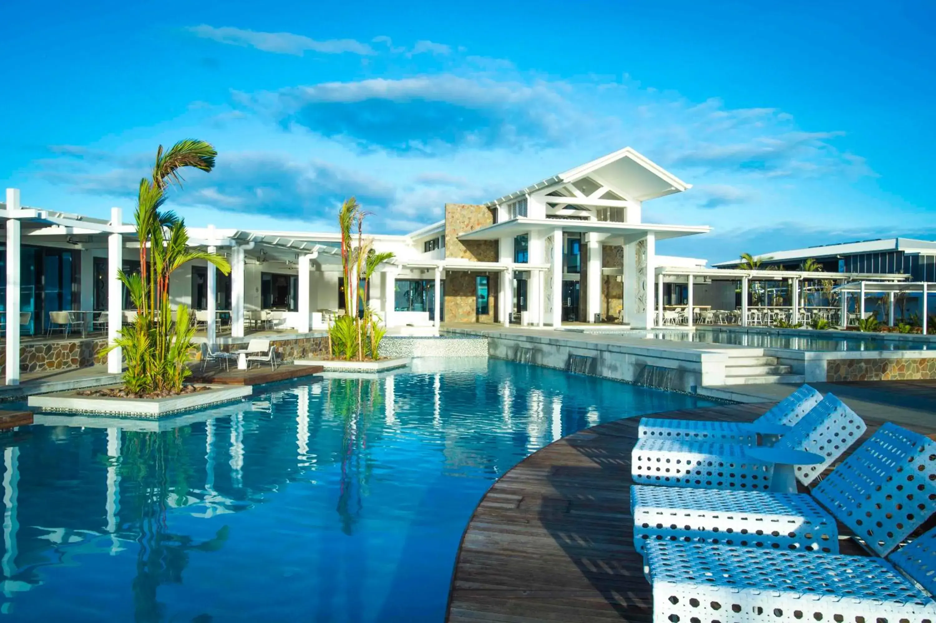 Swimming pool in Taumeasina Island Resort Swimming pool in Taumeasina Island Resort