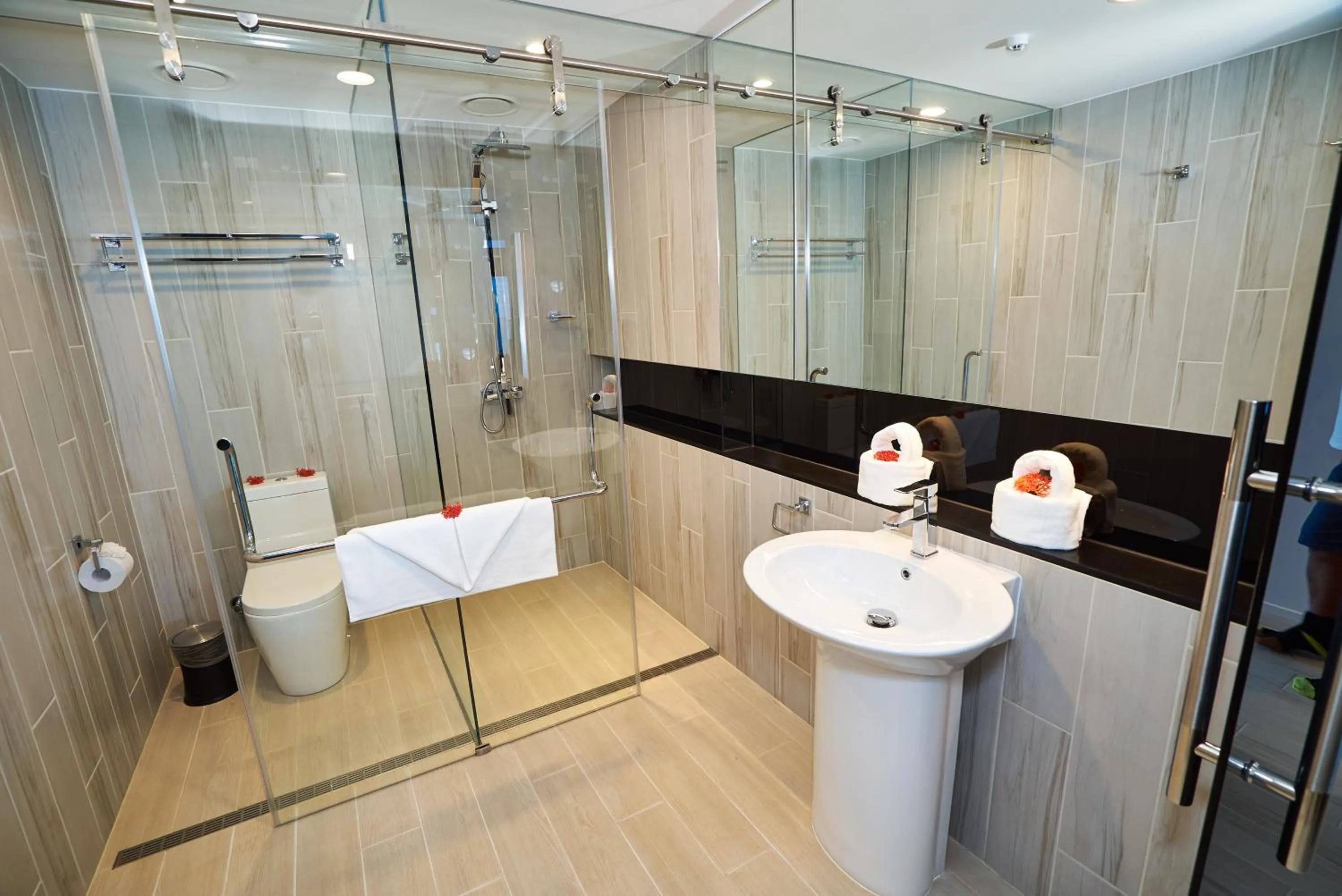 Bathroom in Taumeasina Island Resort