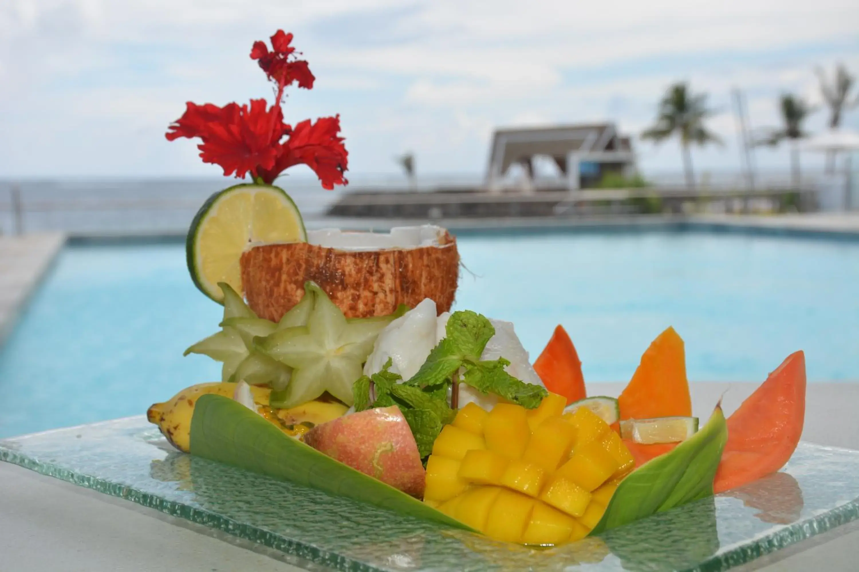 Food close-up in Taumeasina Island Resort Food close-up in Taumeasina Island Resort
