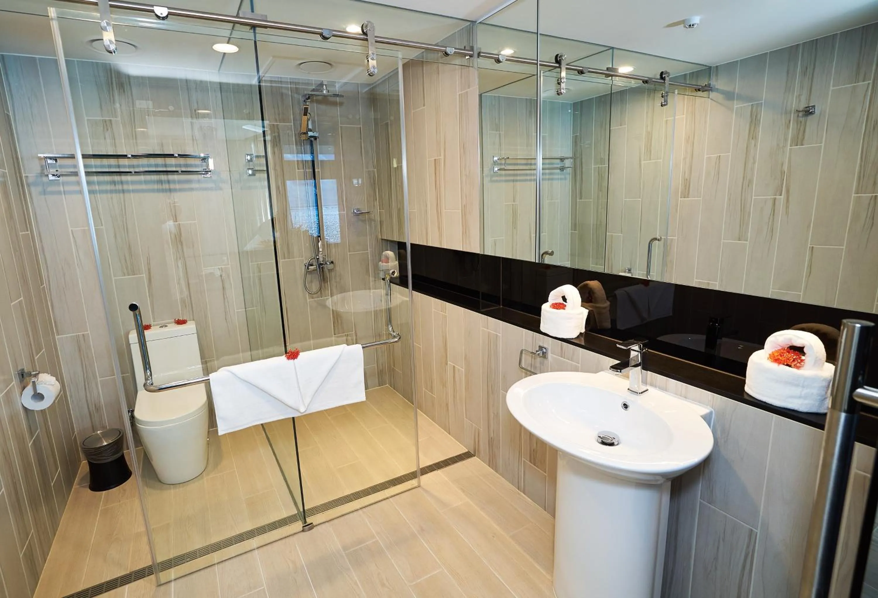 Bathroom in Taumeasina Island Resort
