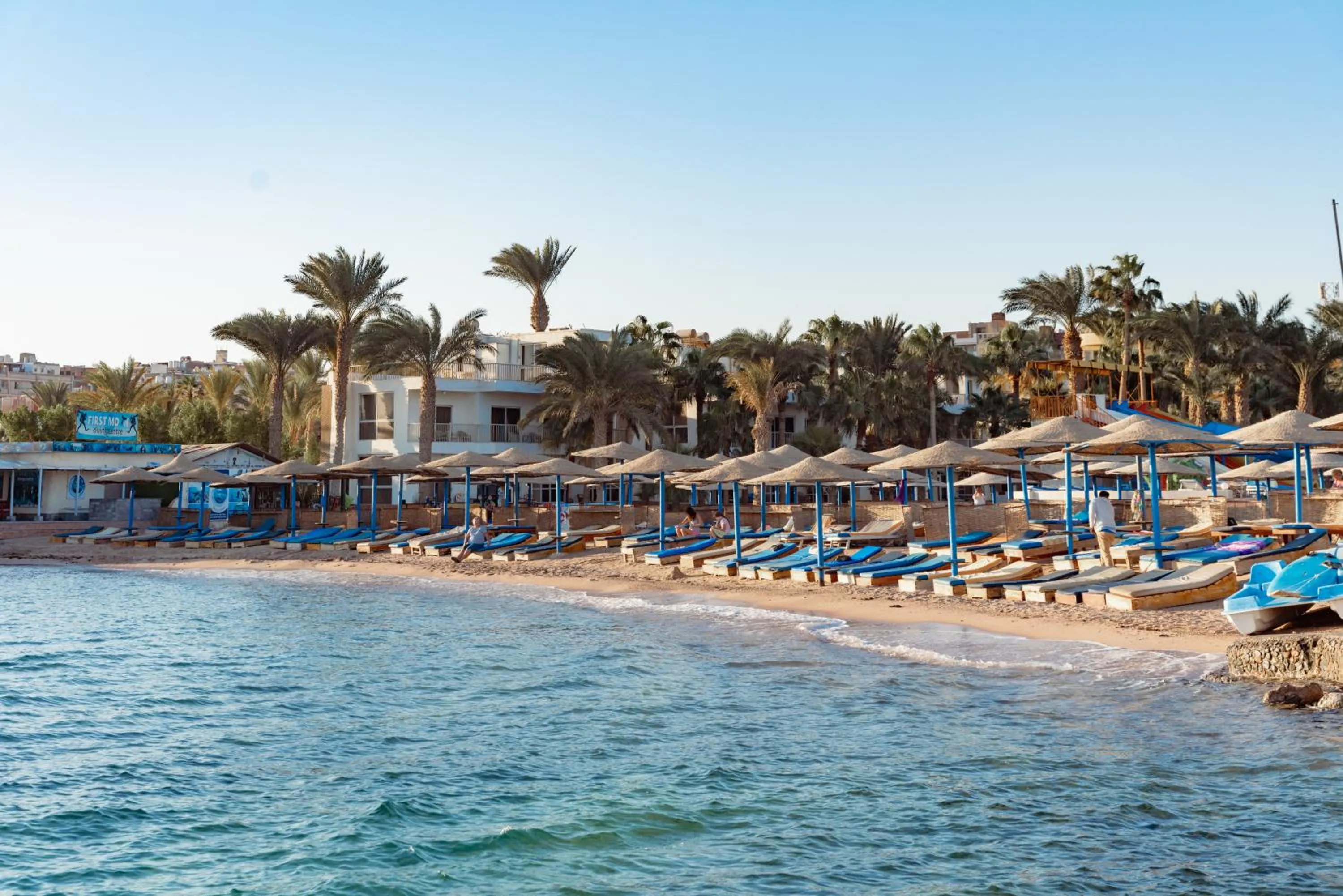 Sea view in Empire Beach Aqua Park