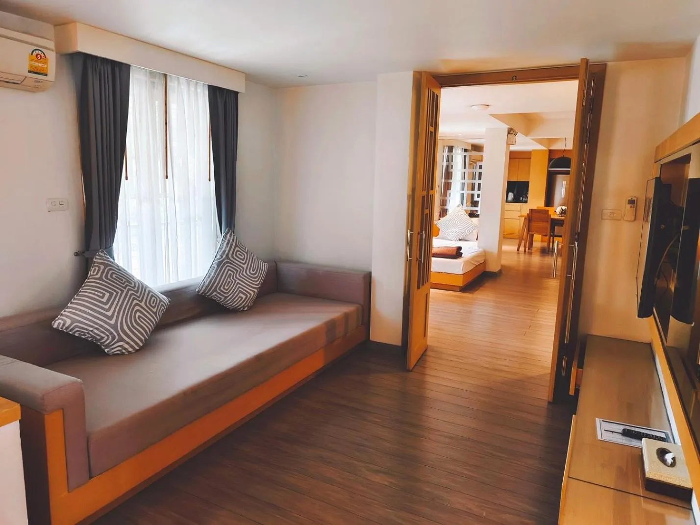 Living room in Moon Dragon Hotel