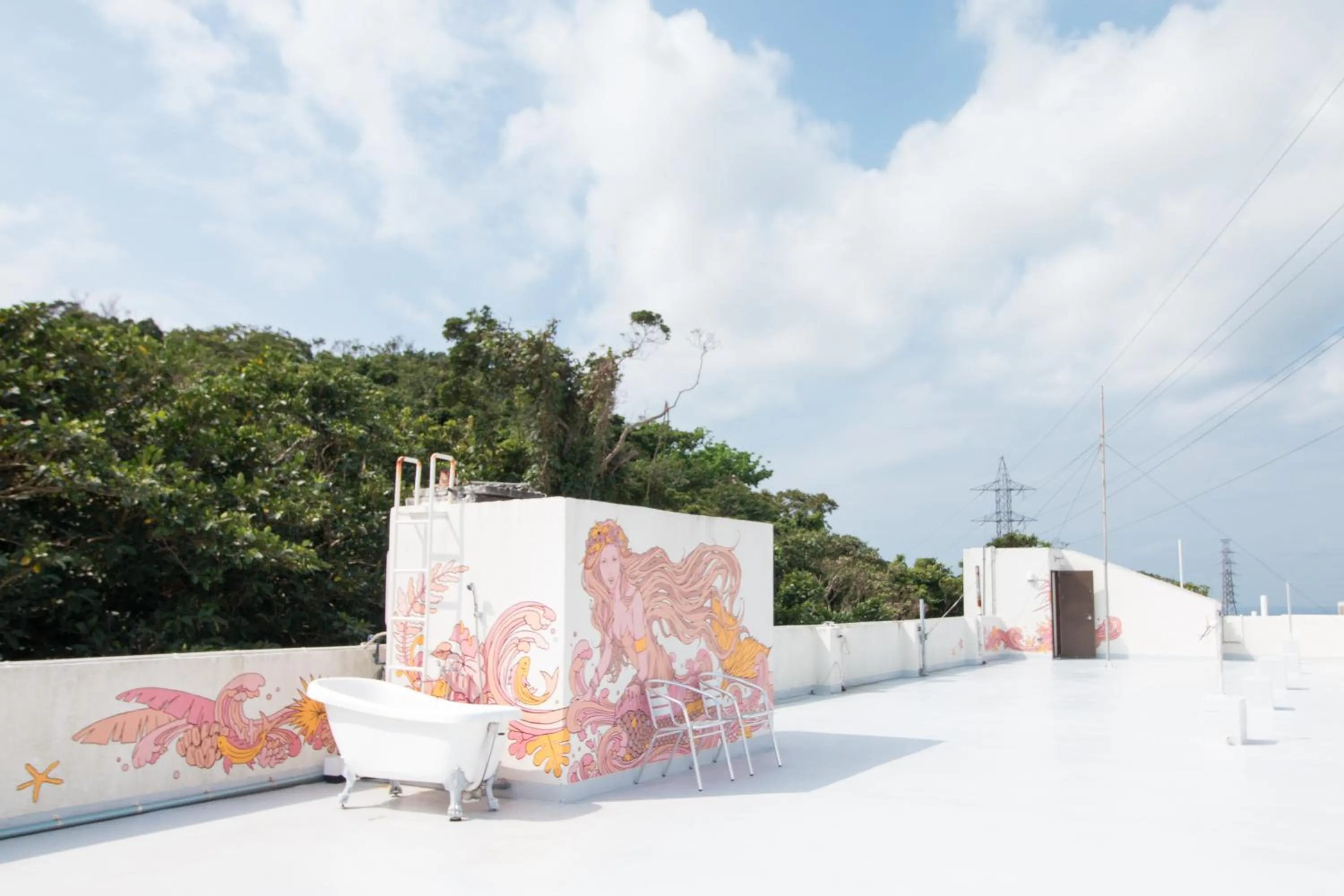 Balcony/Terrace in Spice Motel Okinawa