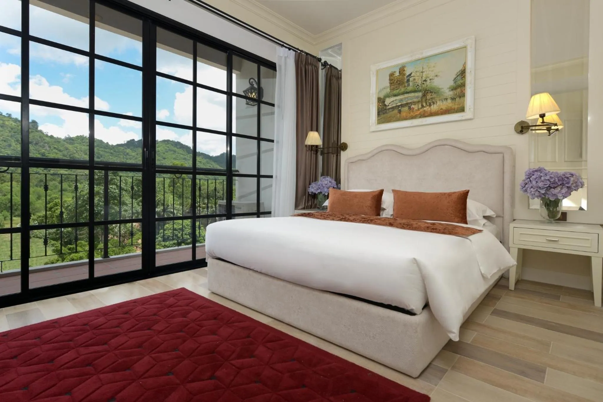 Communal lounge/ TV room, Bed in Le Monte Khao Yai