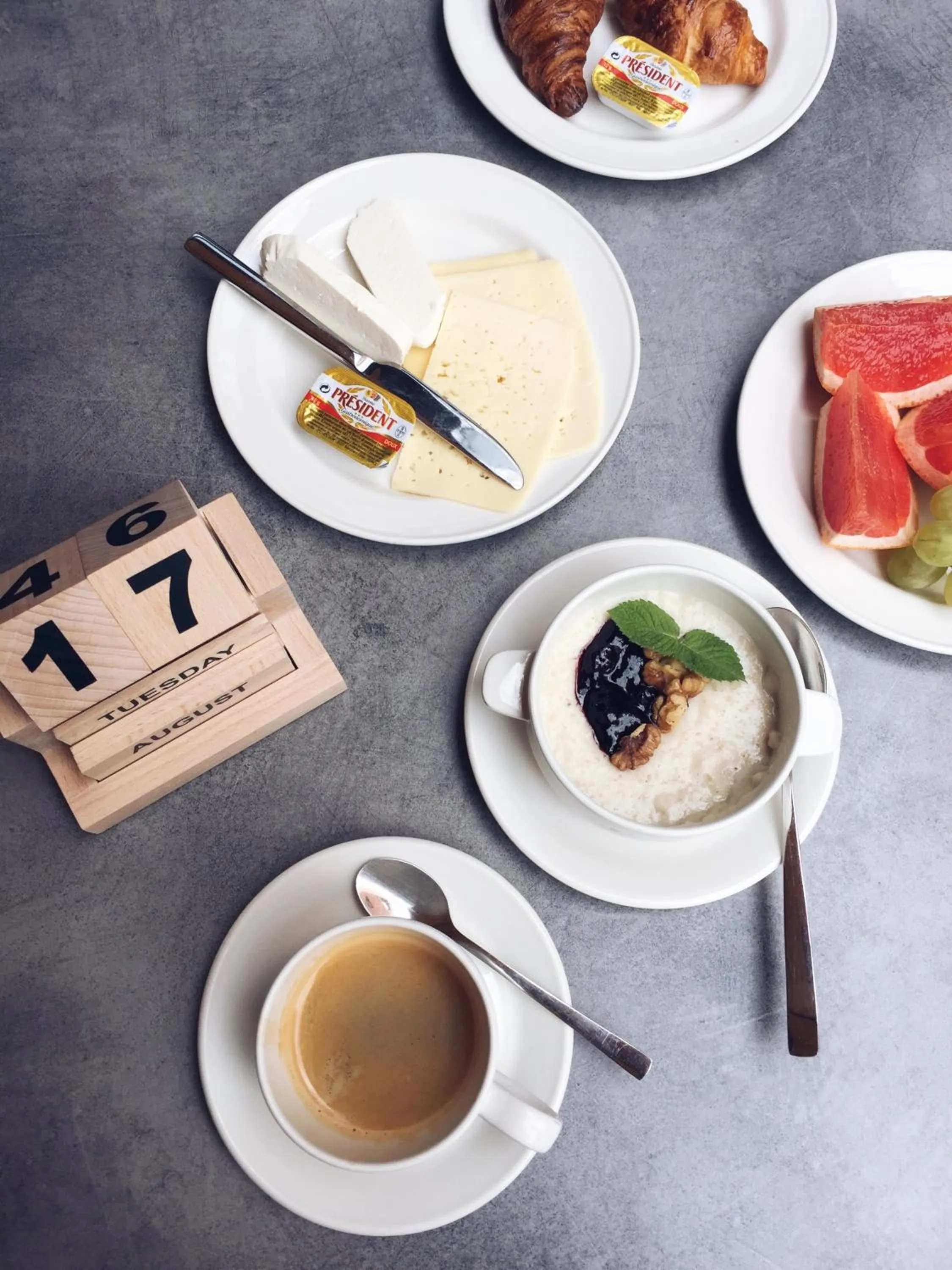 Buffet breakfast in UPA Medical SPA