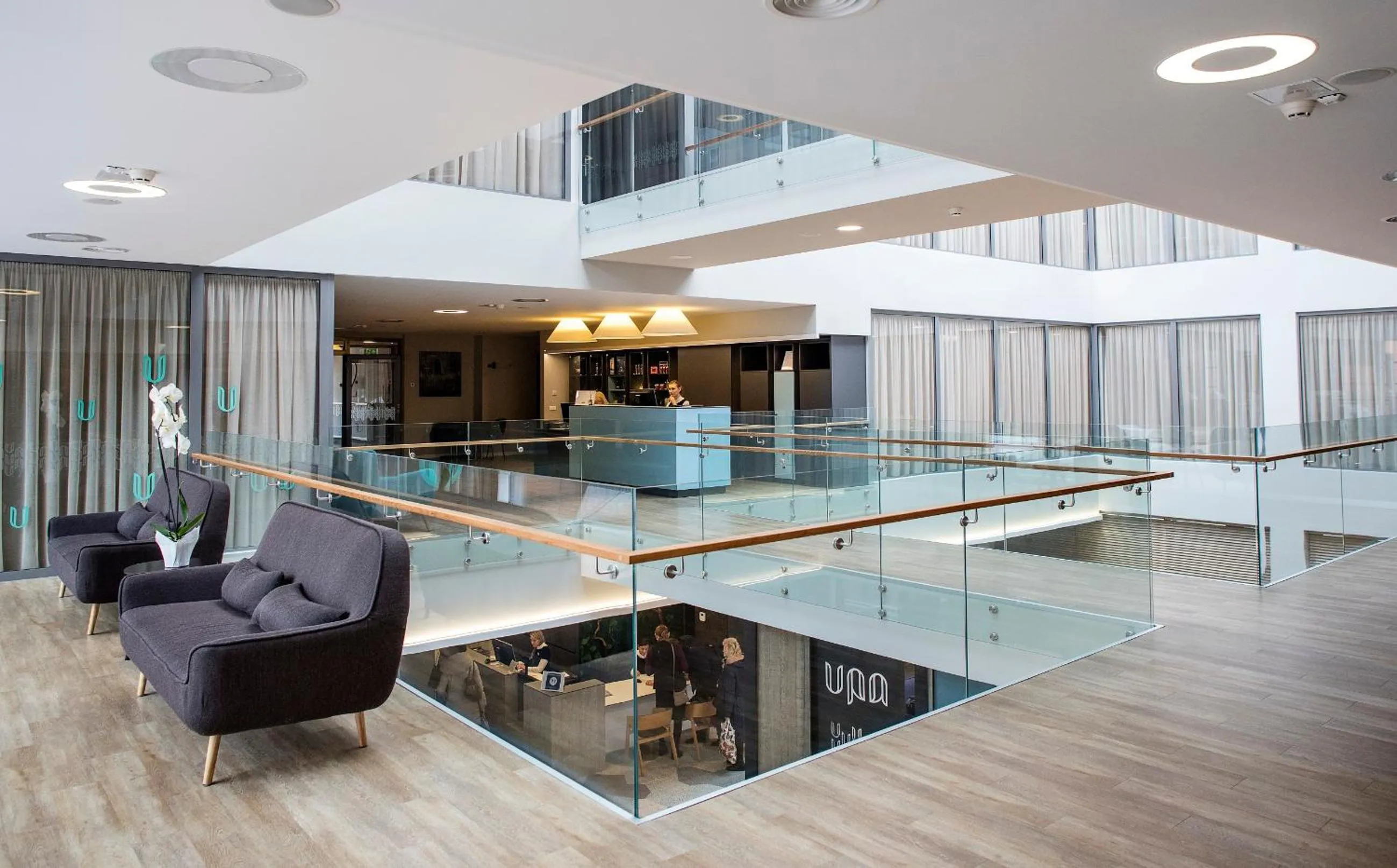 Seating area in UPA Medical SPA