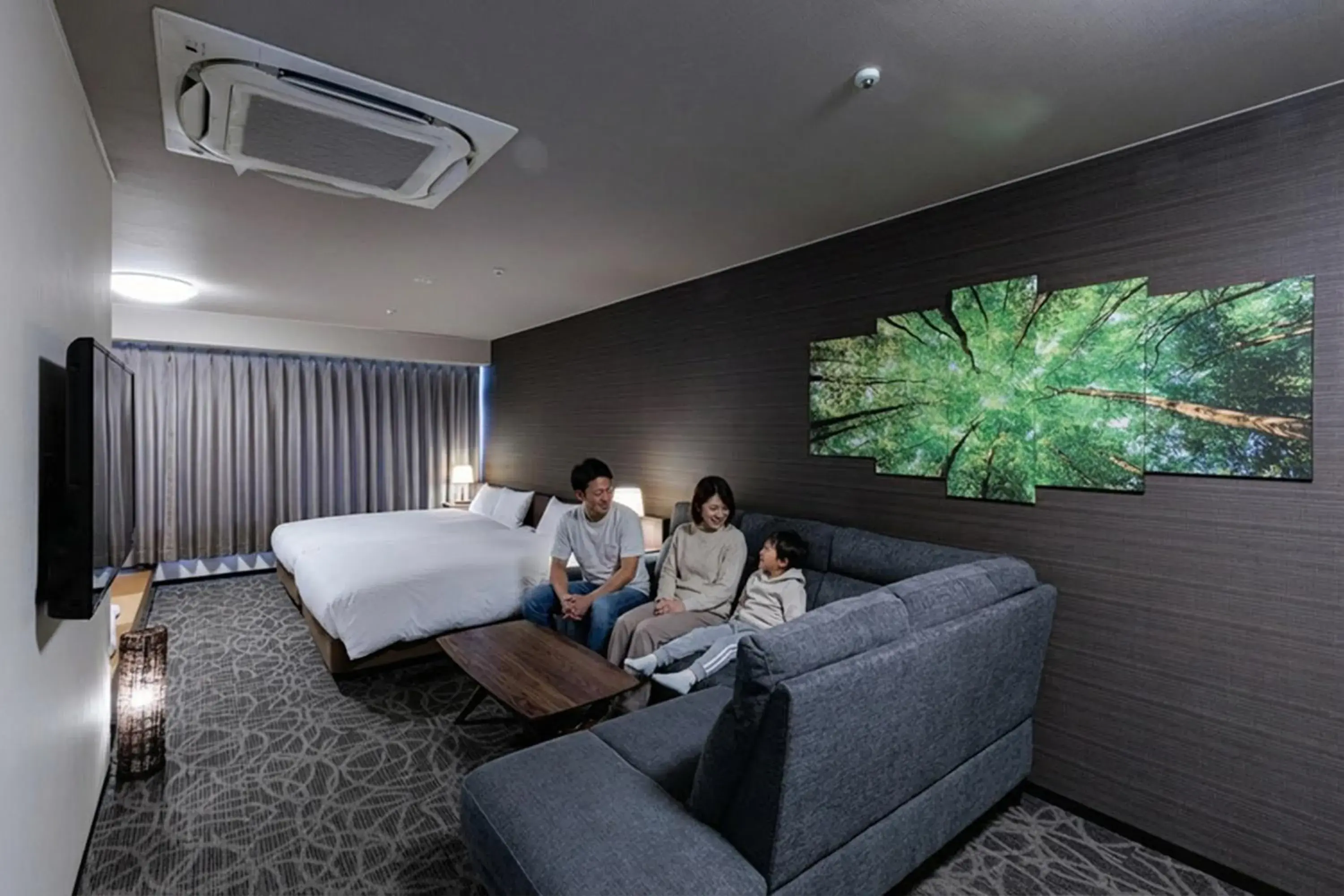 Bed in Hotel Silk Tree Nagoya Bed in Hotel Silk Tree Nagoya