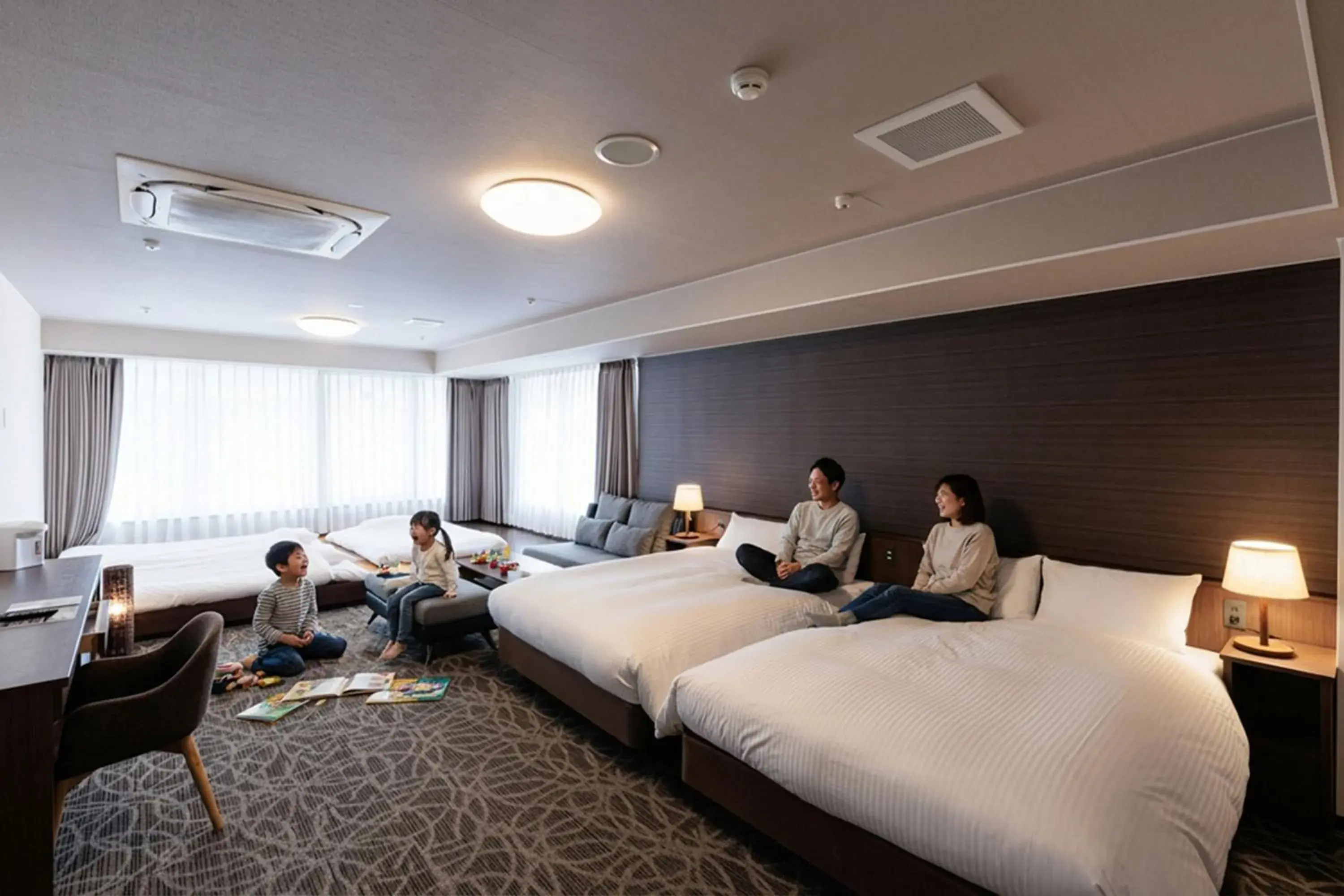 Bed in Hotel Silk Tree Nagoya Bed in Hotel Silk Tree Nagoya