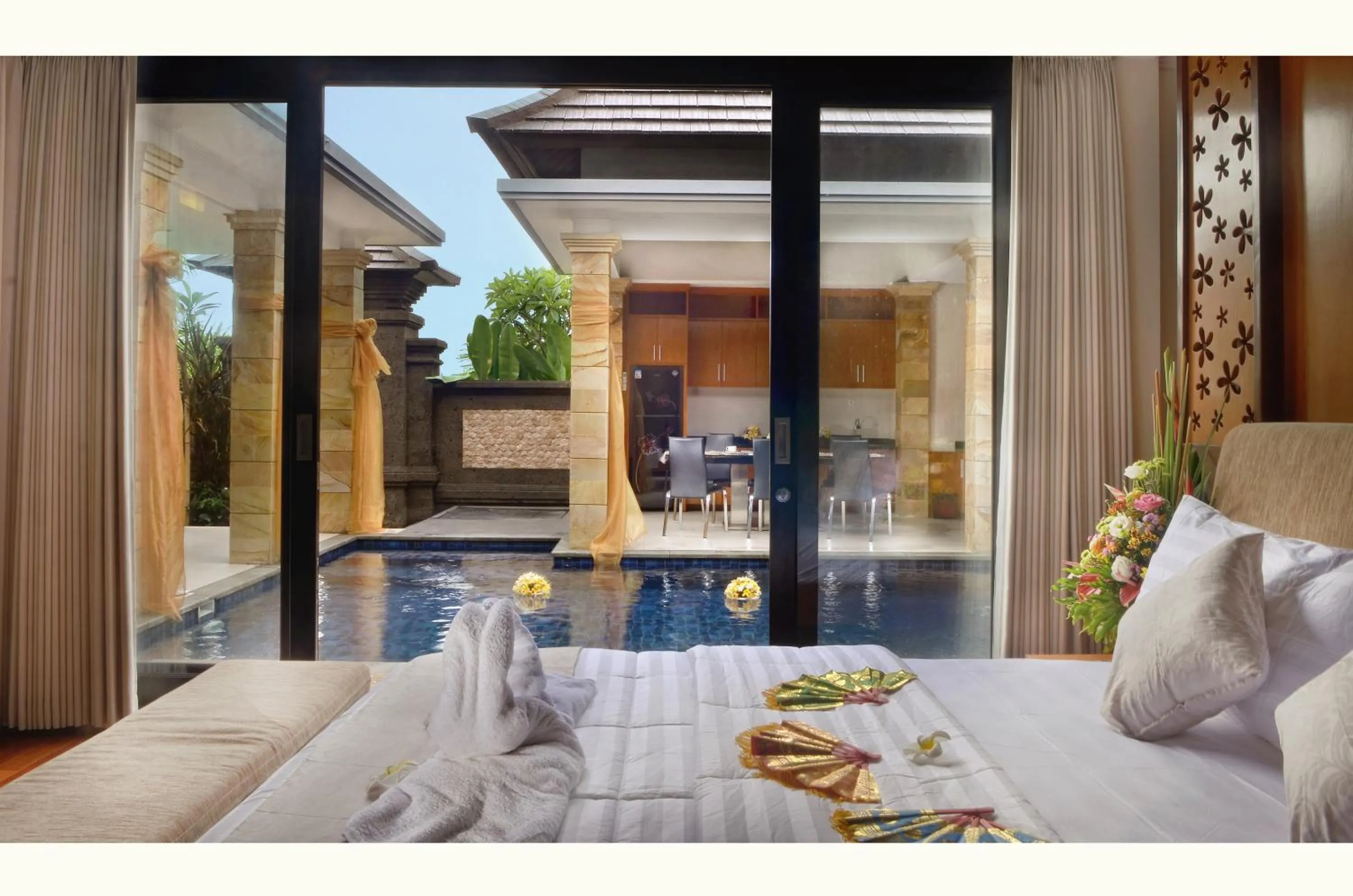 Bedroom in Kori Maharani Villas & Resort