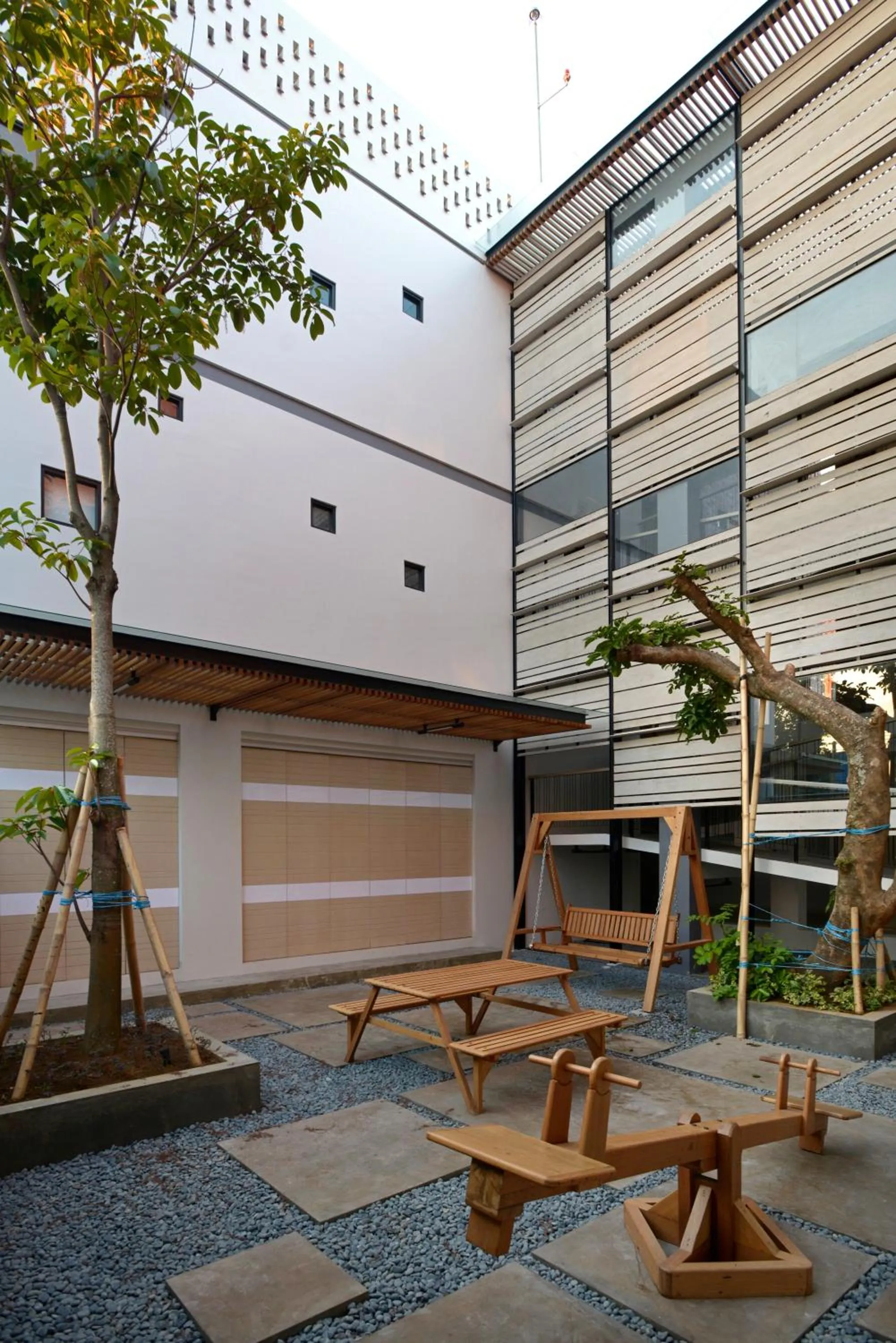 Garden view in Arjuna Hotel Batu City