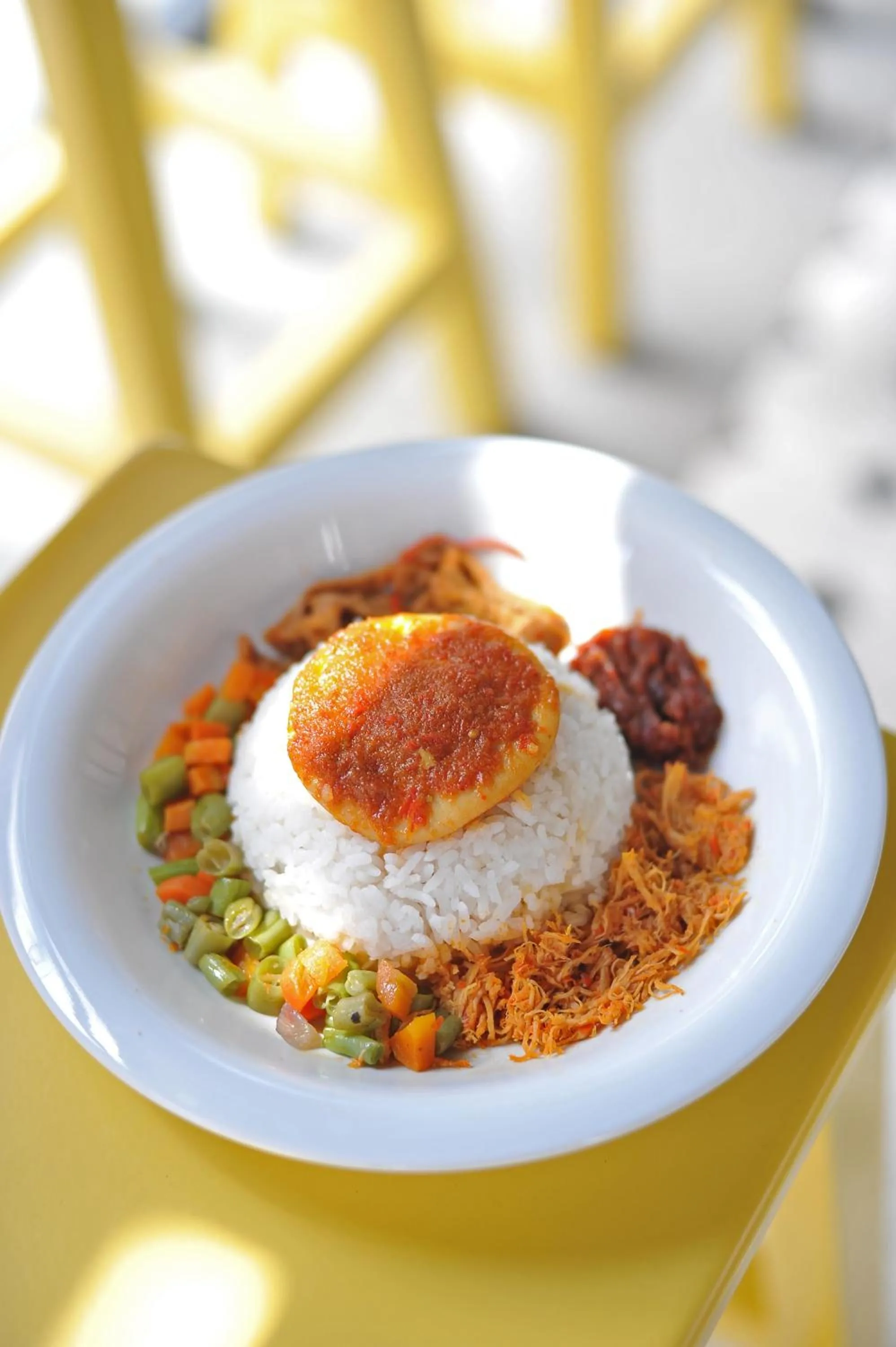 Asian breakfast in Arjuna Hotel Batu City