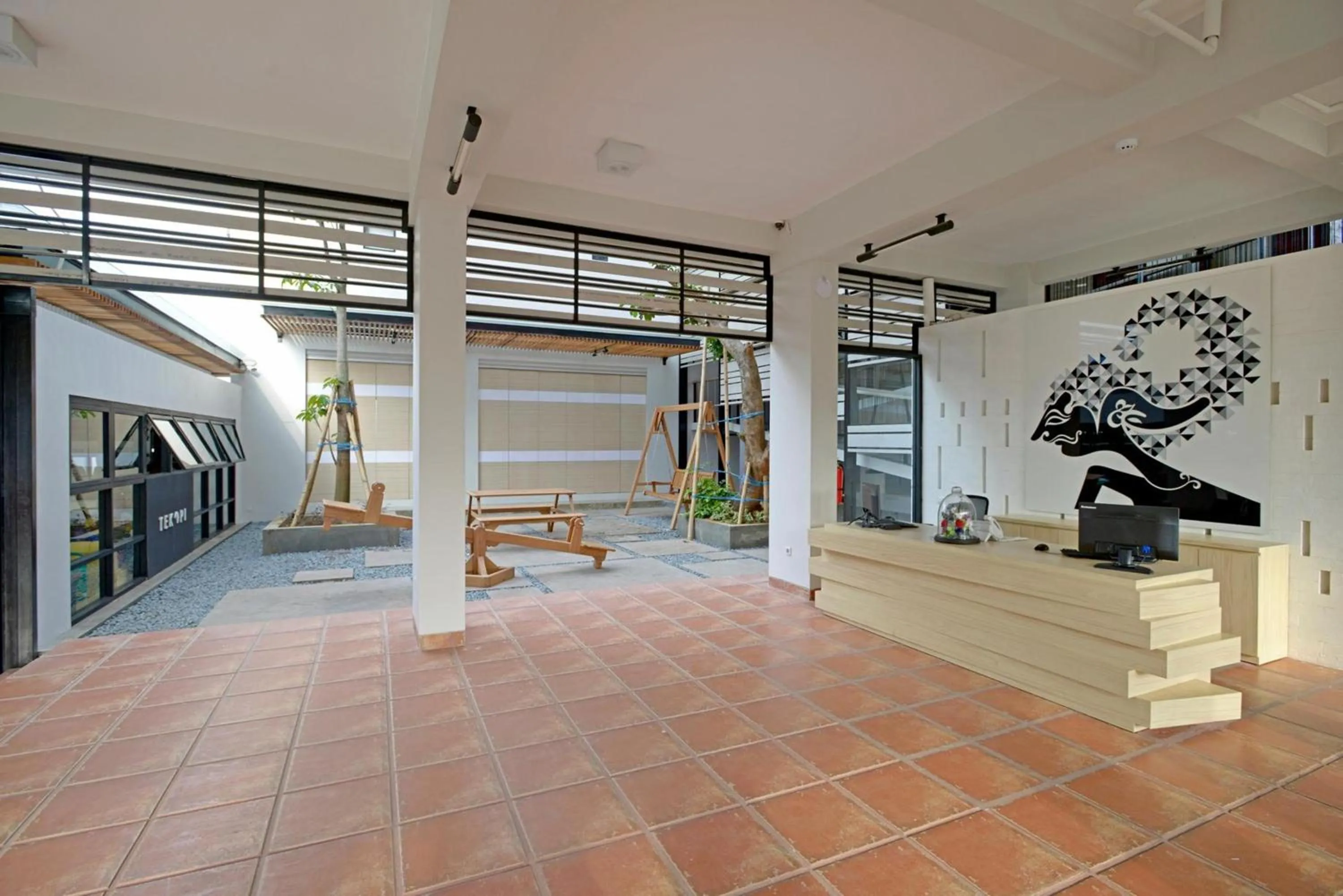 Lobby or reception in Arjuna Hotel Batu City