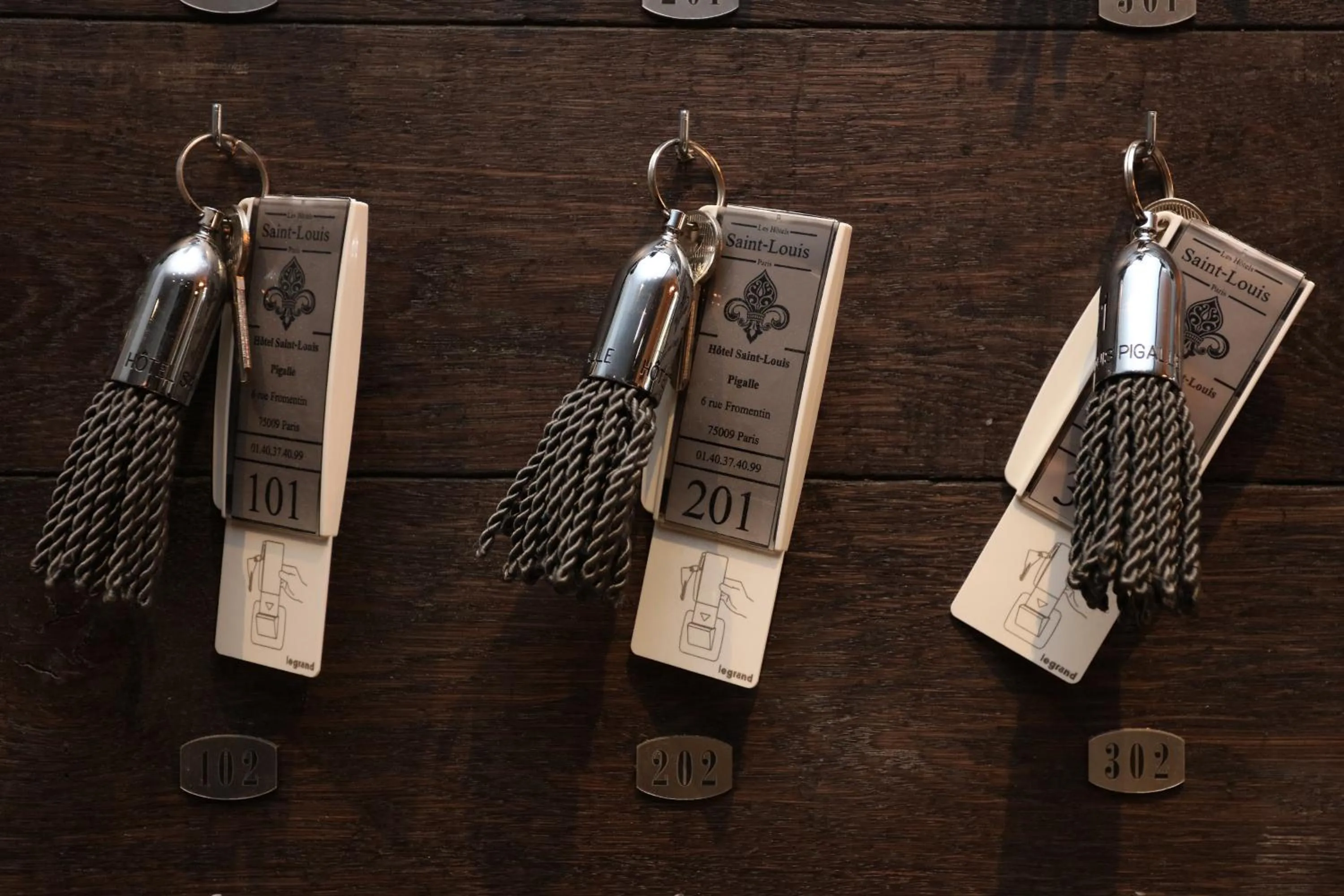 Decorative detail in Hotel Saint-Louis Pigalle