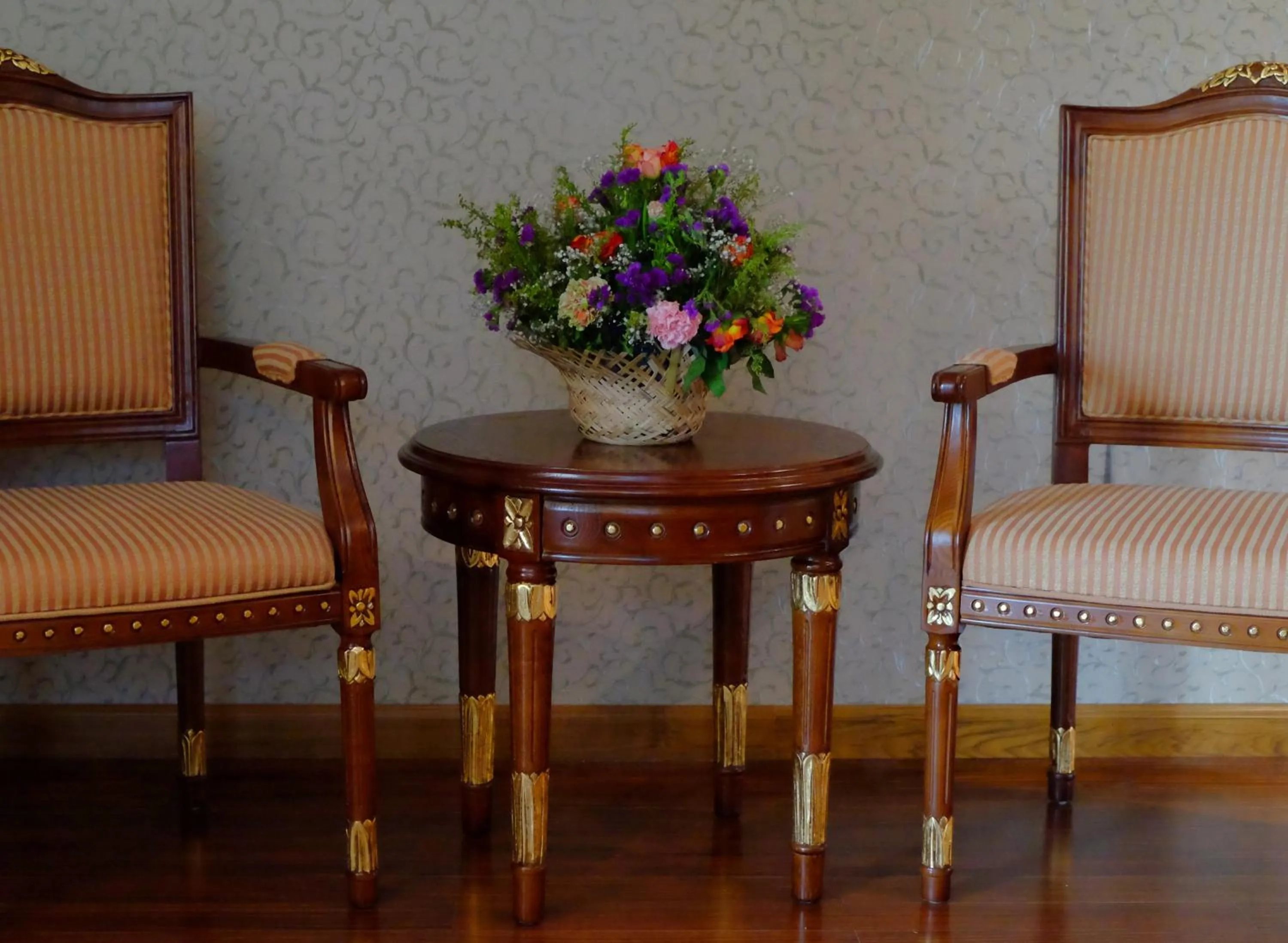 Seating area in Abyssinia Renaissance Hotel