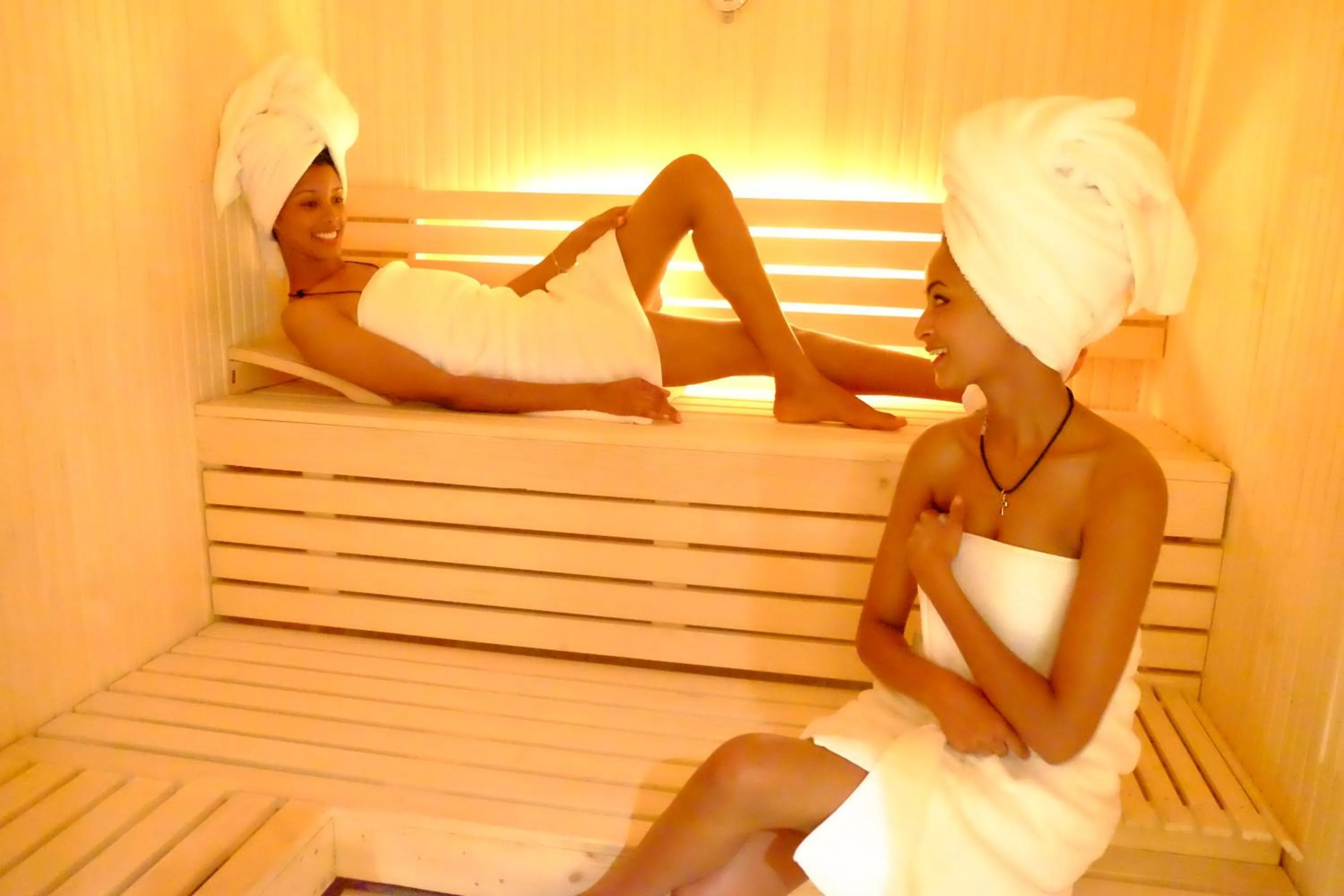 Sauna in Abyssinia Renaissance Hotel